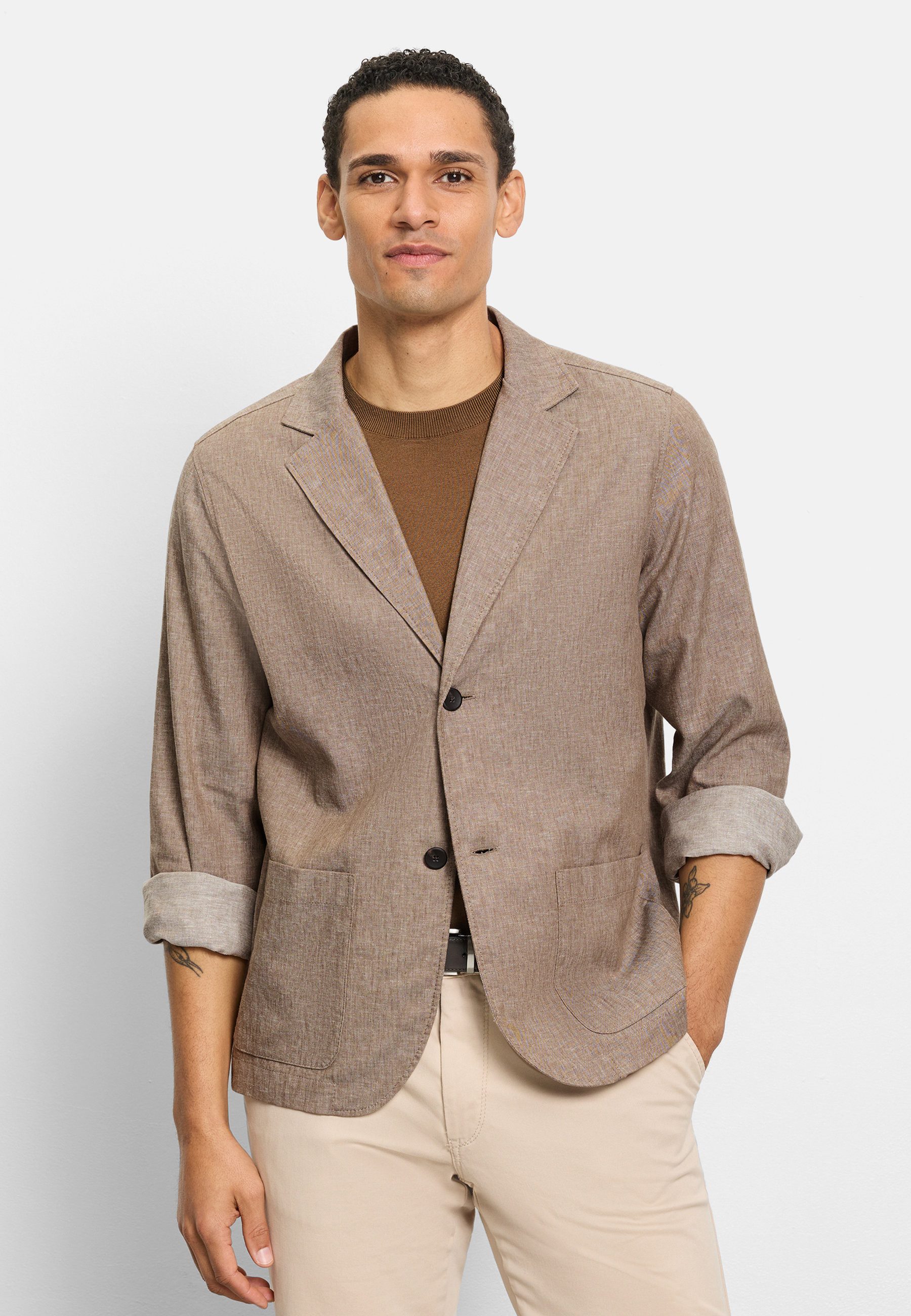 OLYMP Langarmhemd OLYMP Casual, Overshirt