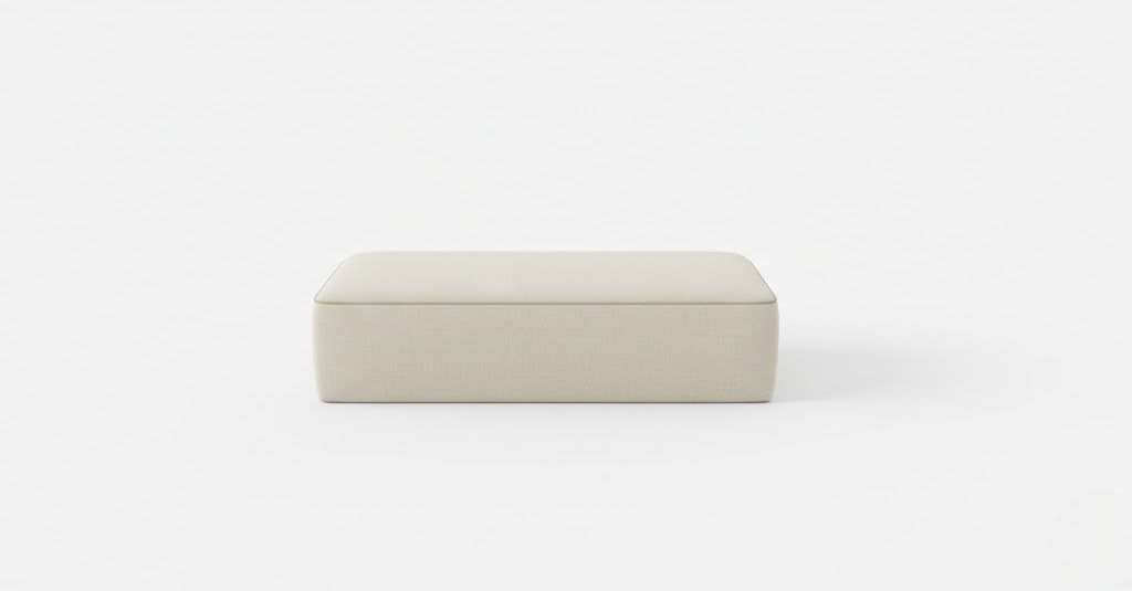 JVmoebel Couchtisch Moderner Couchtisch Minimalistische Stil Wasserabweisender Stoff Beige