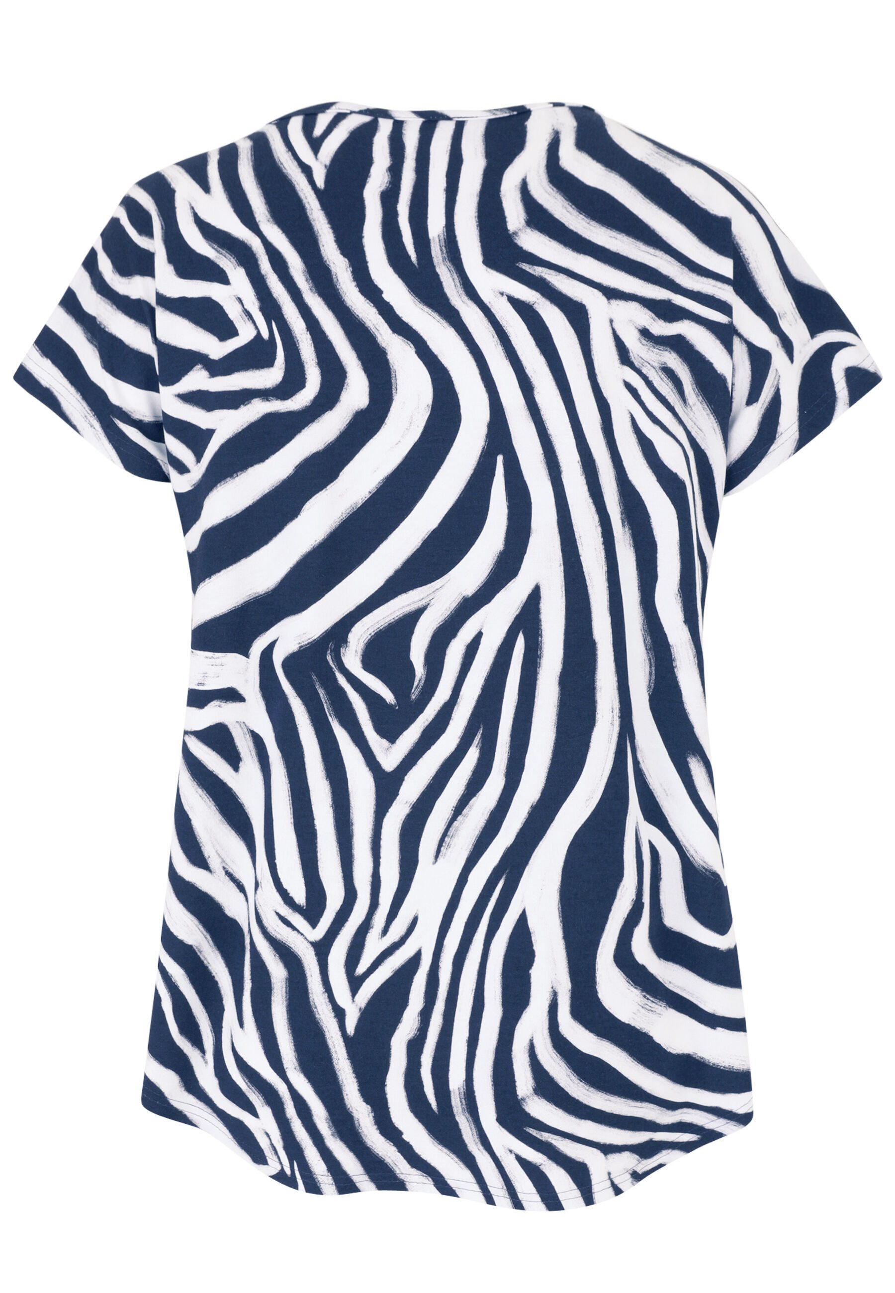 Doris Streich Rundhalsshirt (1-tlg) mit Zebra-Print