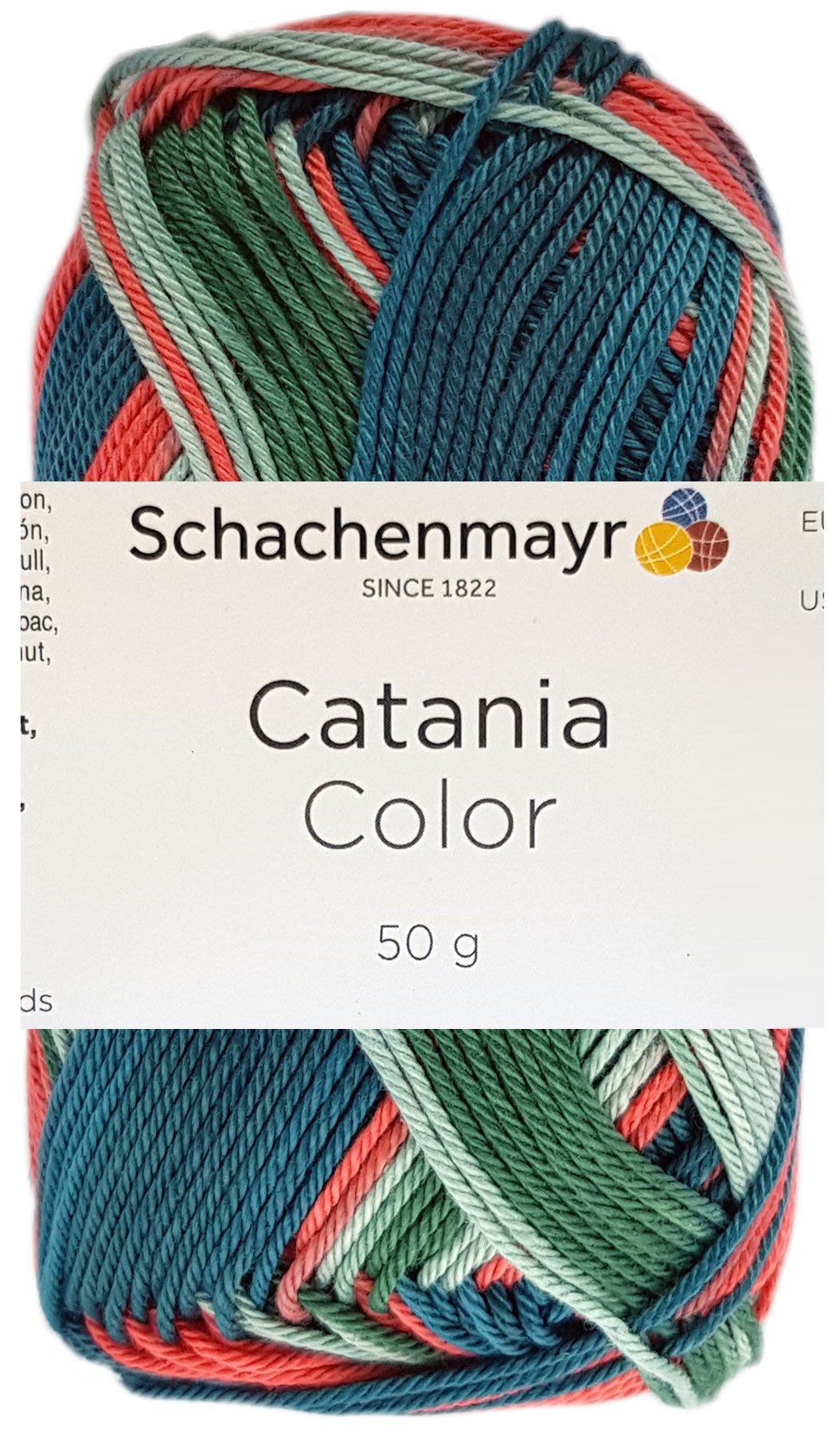 Schachenmayr 50 Gramm Schachenmayr Catania Color Farbauswahl Bastelgarn, 125 m