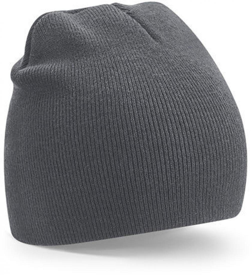 Beechfield® Bommelmütze Recycled Original Pull-On Beanie - 100% recycelter Polyester
