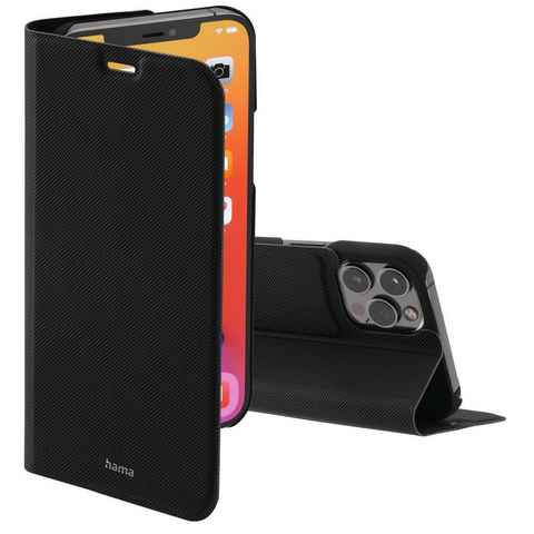 Hama Smartphone-Hülle Booklet für Apple iPhone 12 Pro Max mit Kartenfach schwarz aufstellbar