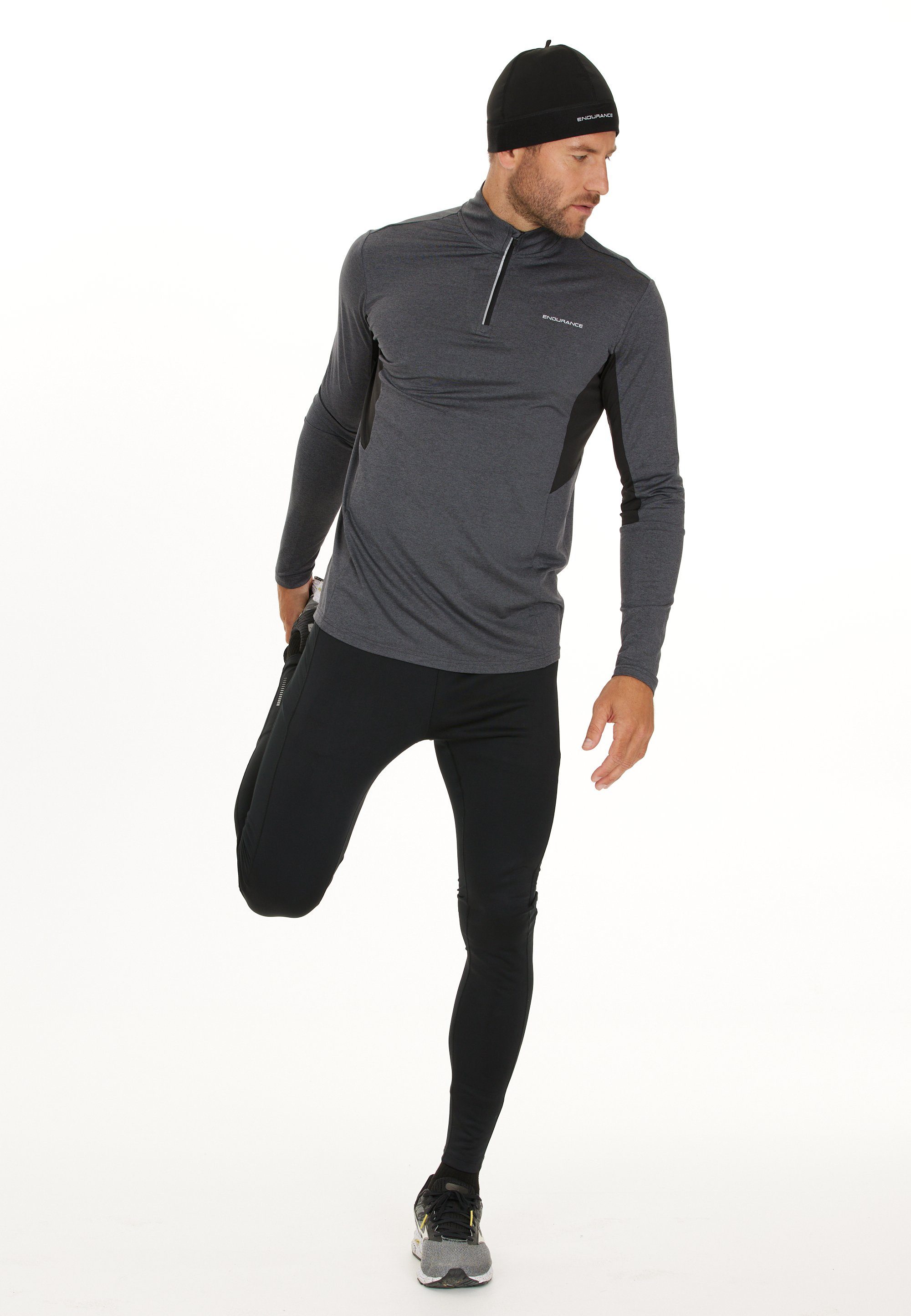 ENDURANCE Lauftights ZANE mit Windblocker-Material, trocknend wärmend Atmungsaktiv, und schnell