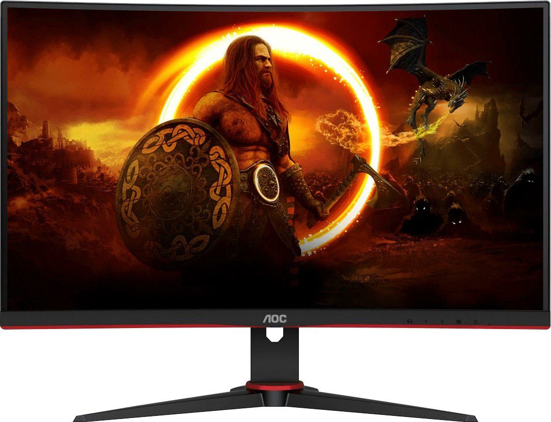 AOC C27G2ZE/BK Curved-Gaming-Monitor (68,6 cm/27 ", 1920 x 1080 px, Full HD, 0,5 ms Reaktionszeit, 240 Hz, VA LED)