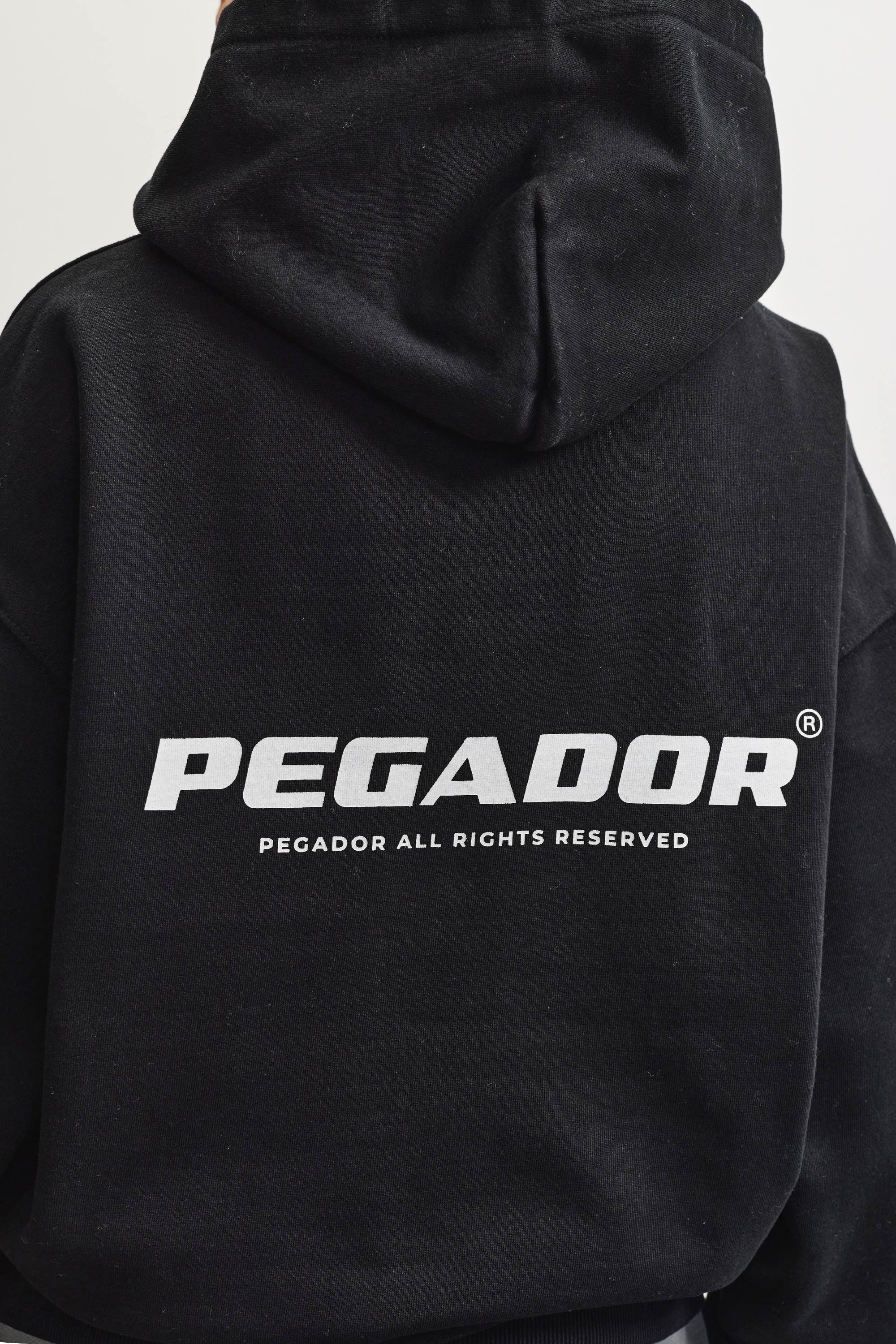 PEGADOR Kapuzensweatshirt ATNA LOGO OVERSIZED HOODIE Baumwollmischung, oversize – Bild 5 von 5