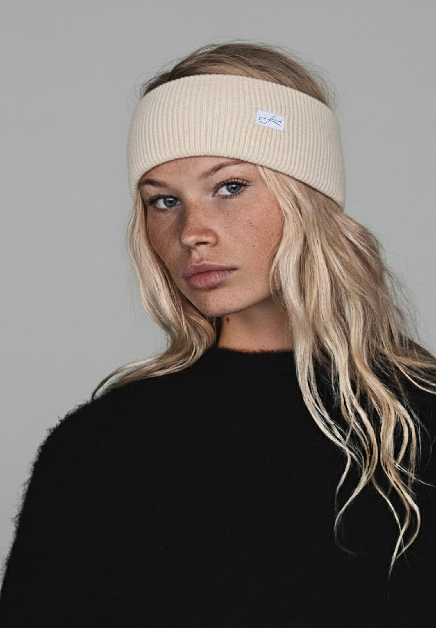 Lou-i Stirnband Stirnband aus Schurwolle Made in Germany mulesingfreie Merinowolle