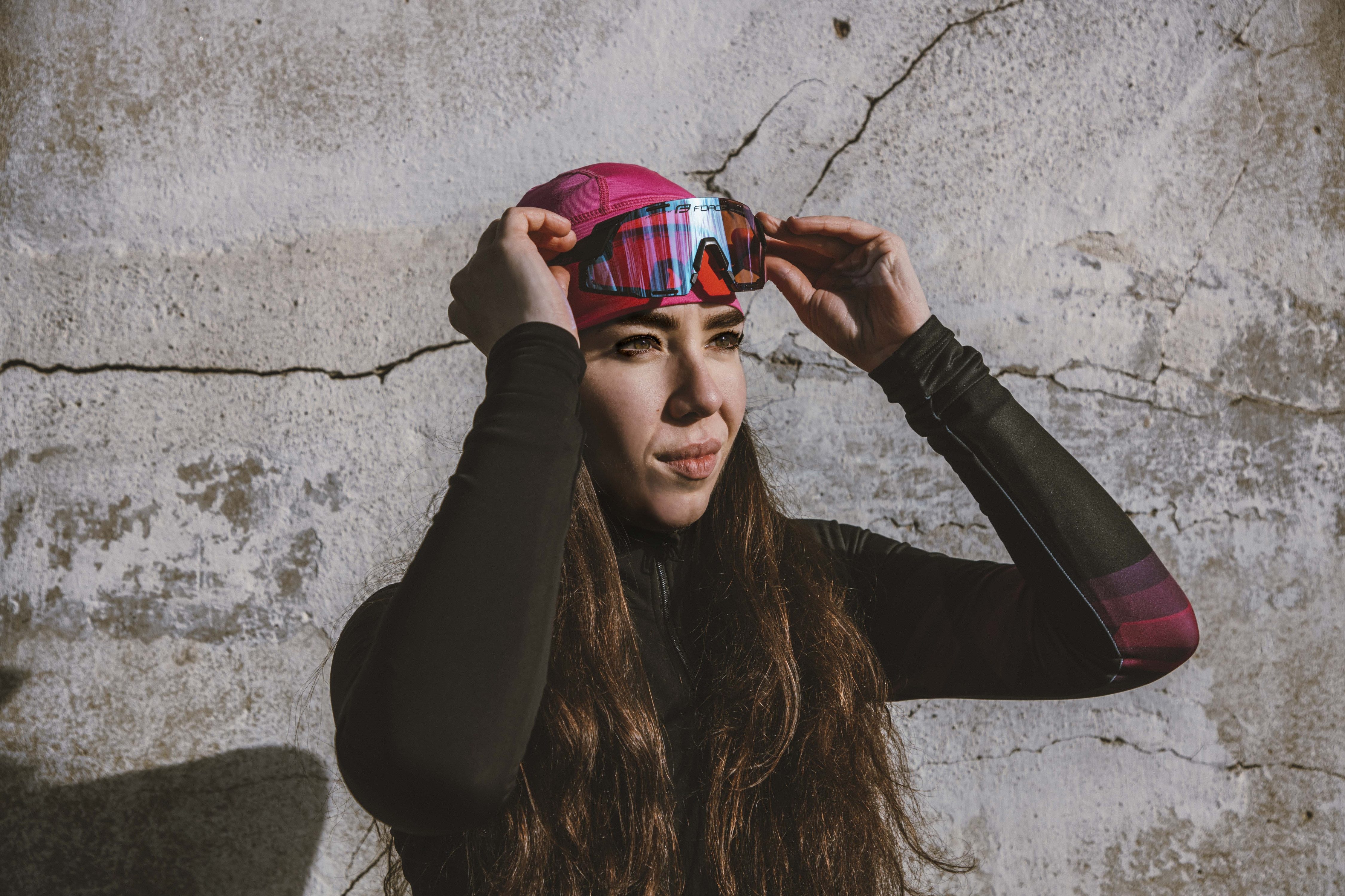 FORCE Fleecemütze FORCE Mütze unter Helm SPLIT warm, Rosa günstig online kaufen