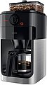 Philips Kaffeemaschine mit Mahlwerk Grind & Brew HD7767/00, aromaversiegeltes Bohnenfach, edelstahl/schwarz, Bild 1