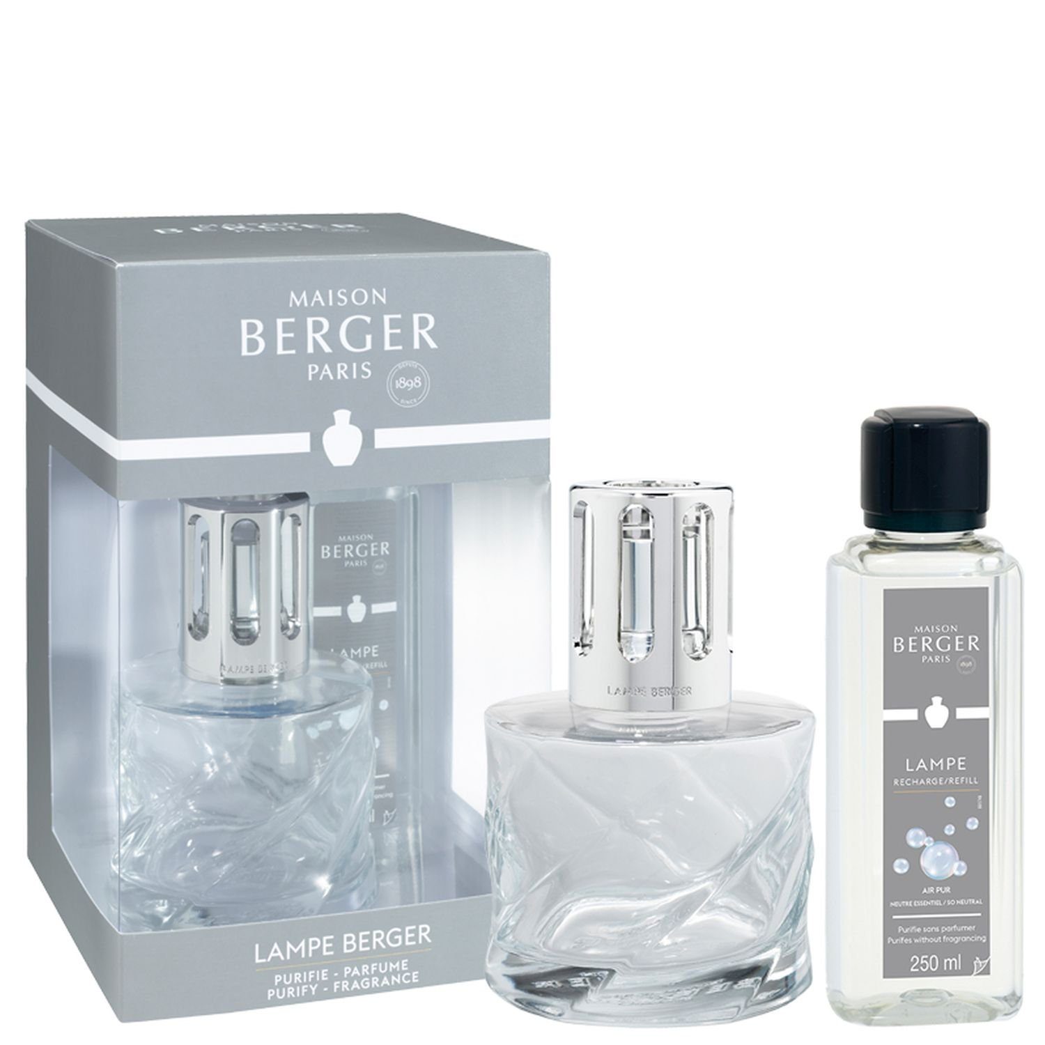 MAISON BERGER PARIS Duftlampe Geschenkset Spirale Transparent günstig online kaufen