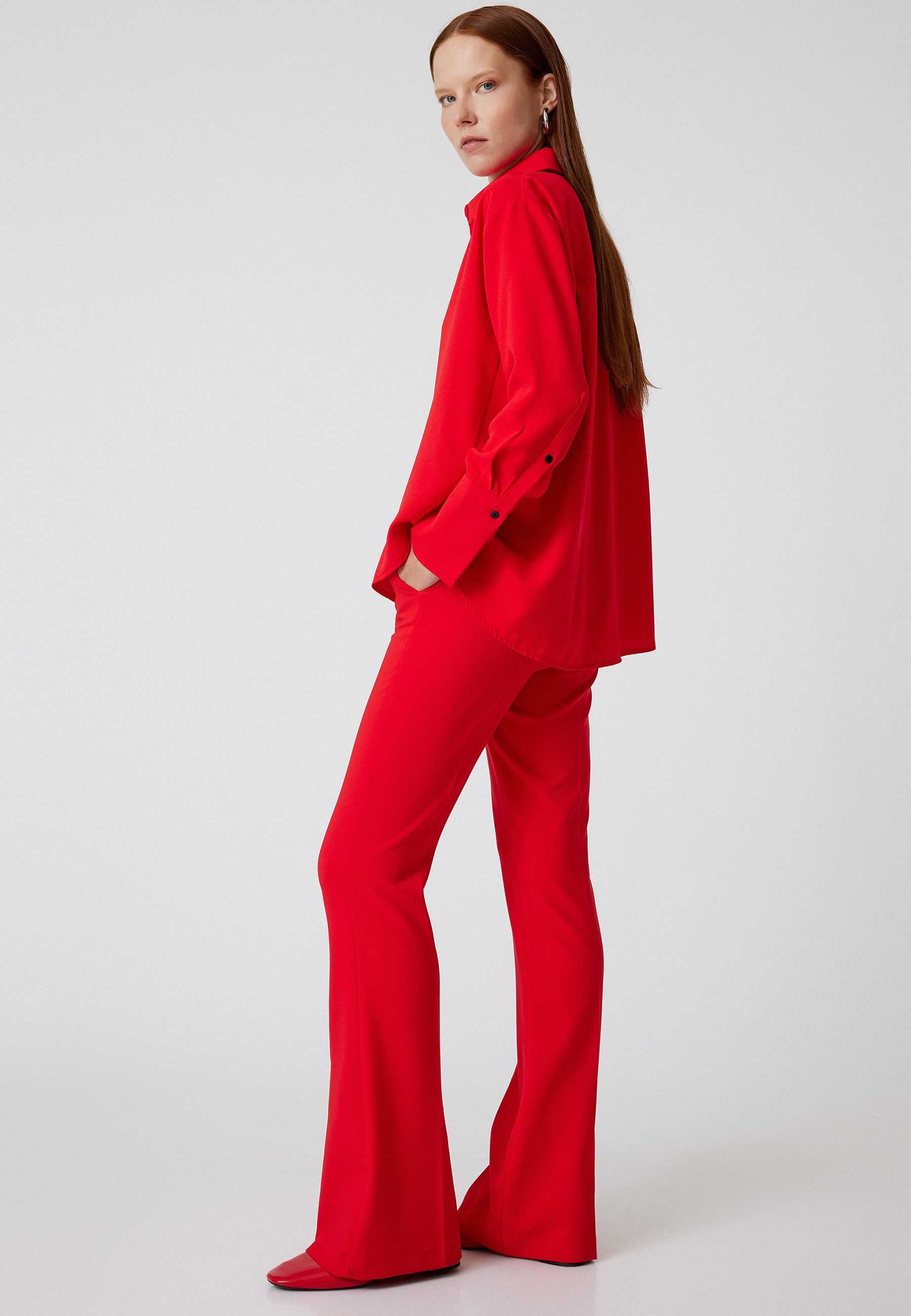 Koton Langarmshirt Hemdkragen Langärmelig