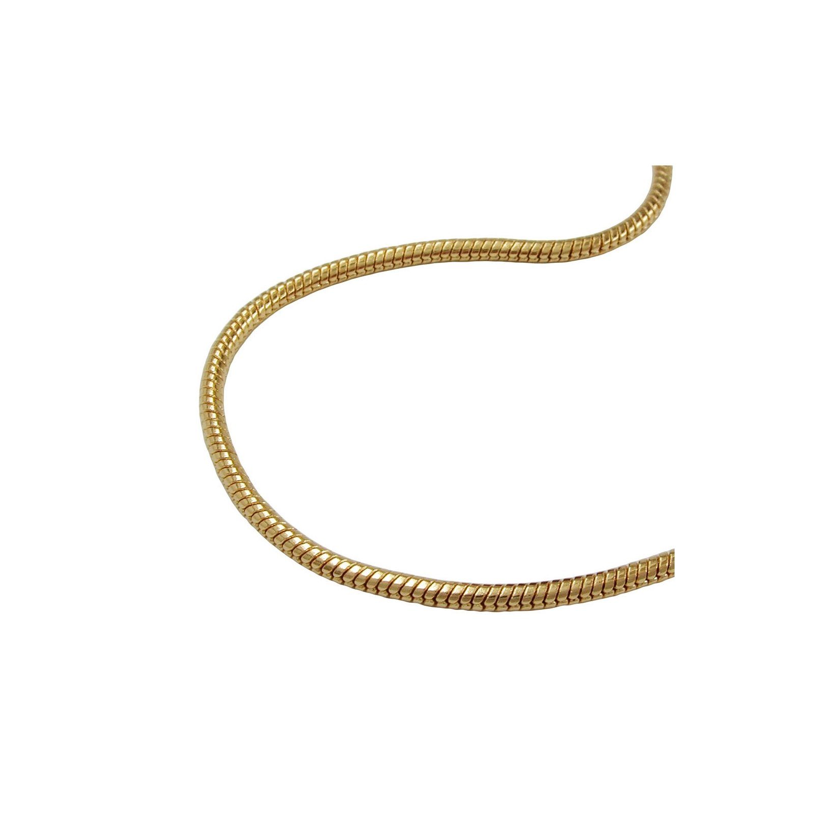 Gallay Armband »1,5mm Schlangenkette rund glatt vergoldet AMD 19cm« online  kaufen | OTTO