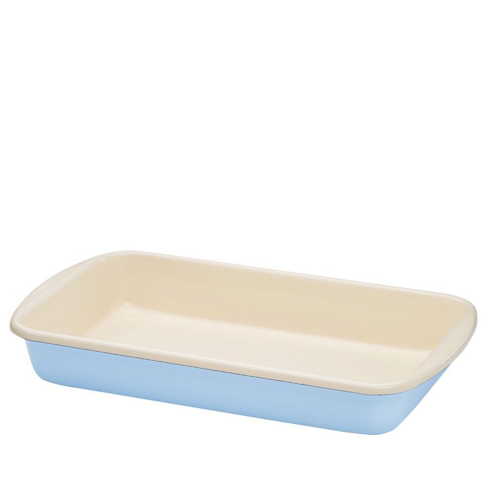 Riess Auflaufform Classic Pastell, Emaille, 36x21,5 cm / h: 5,8 cm