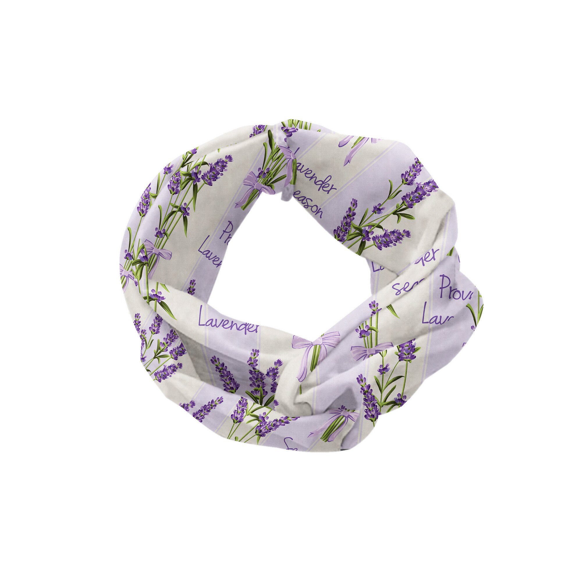 Abakuhaus Stirnband Elastisch Lavendel accessories Blumen Streifen und alltags Angenehme und