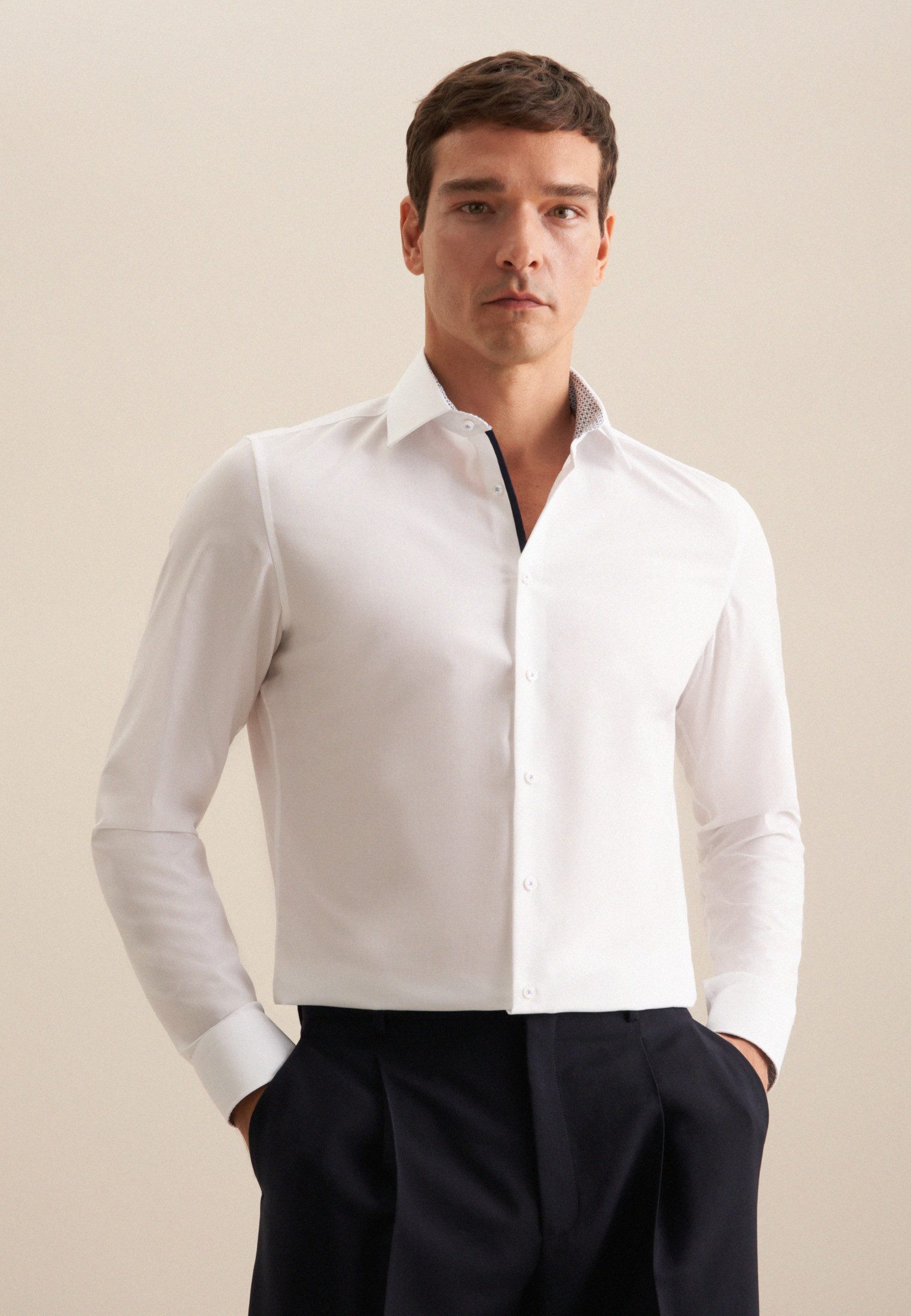 Businesshemd Schwarze Rose