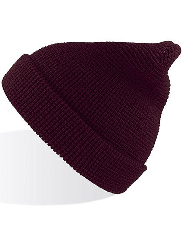 Goodman Design Beanie Strickmütze Herbst Mütze Doppellagig Burgundy