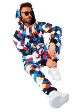 Opposuits Kostüm CrissCrosser Onesie, Jetzt wird's gemütlich: Kapuzenoverall in den beliebten OppoSuit-Styl