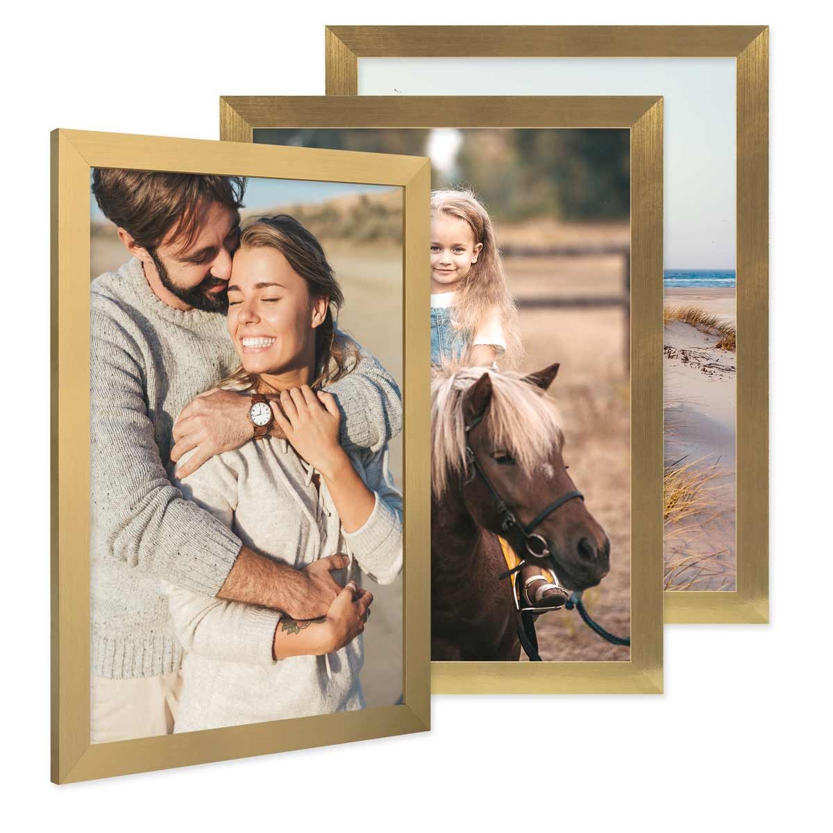 PHOTOLINI Bilderrahmen 3er Set breite Rahmen, günstig online kaufen