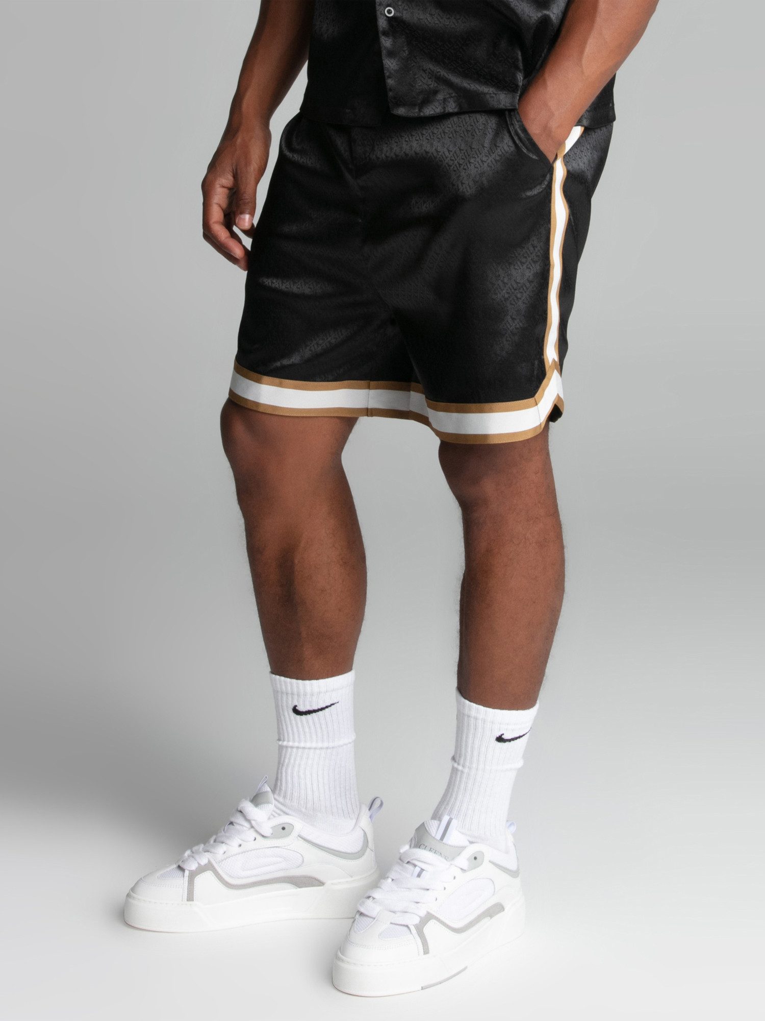 Siksilk Shorts SikSilk Herren Schwarze Resort günstig online kaufen
