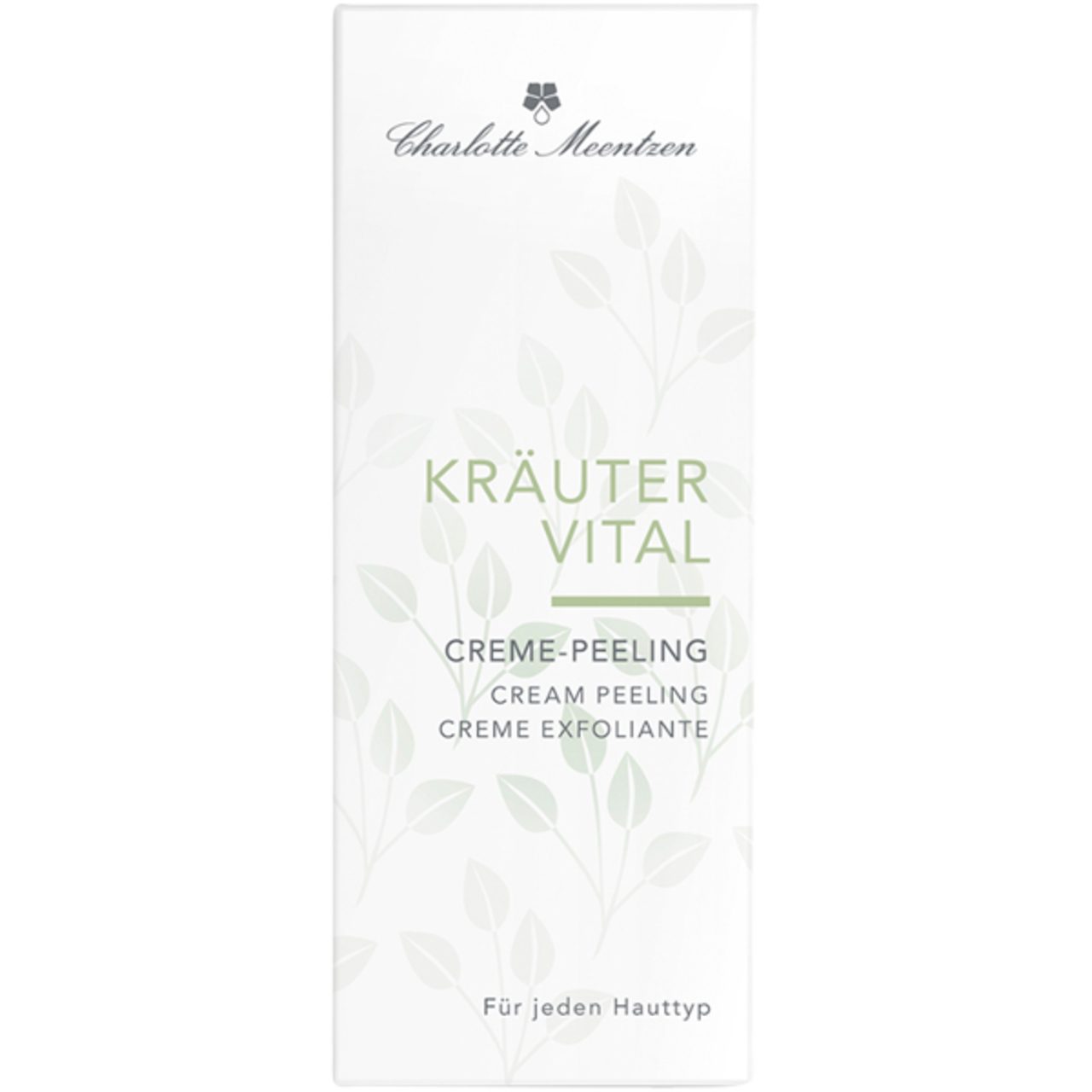 Charlotte Meentzen Gesichtspeeling Kräutervital Creme-Peeling, Alle Hauttypen