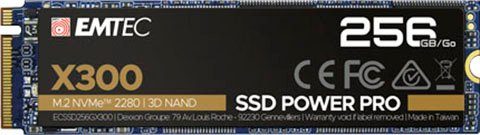EMTEC X300 Power Pro SSD interne SSD (256 GB) 1700 MB/S Lesegeschwindigkeit 1000 MB/S Schreibgeschwindigkeit