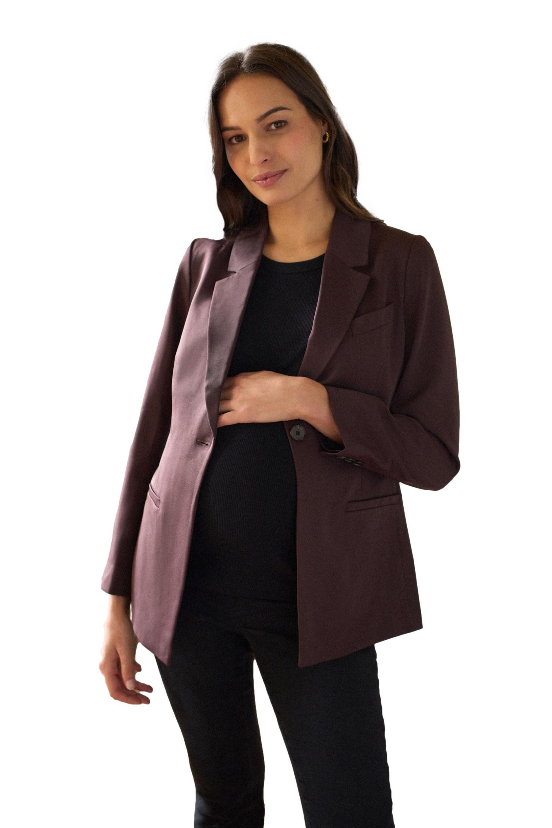 Seraphine Regenjacke Seraphine Umstands-Blazer mit Gürtel (1-St)