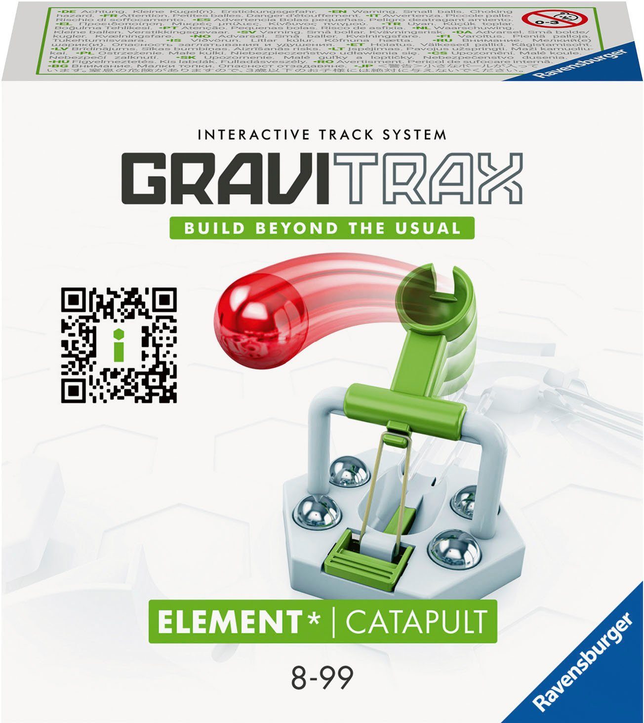 Ravensburger Kugelbahn-Bausatz GraviTrax Element Catapult, Made in Europe