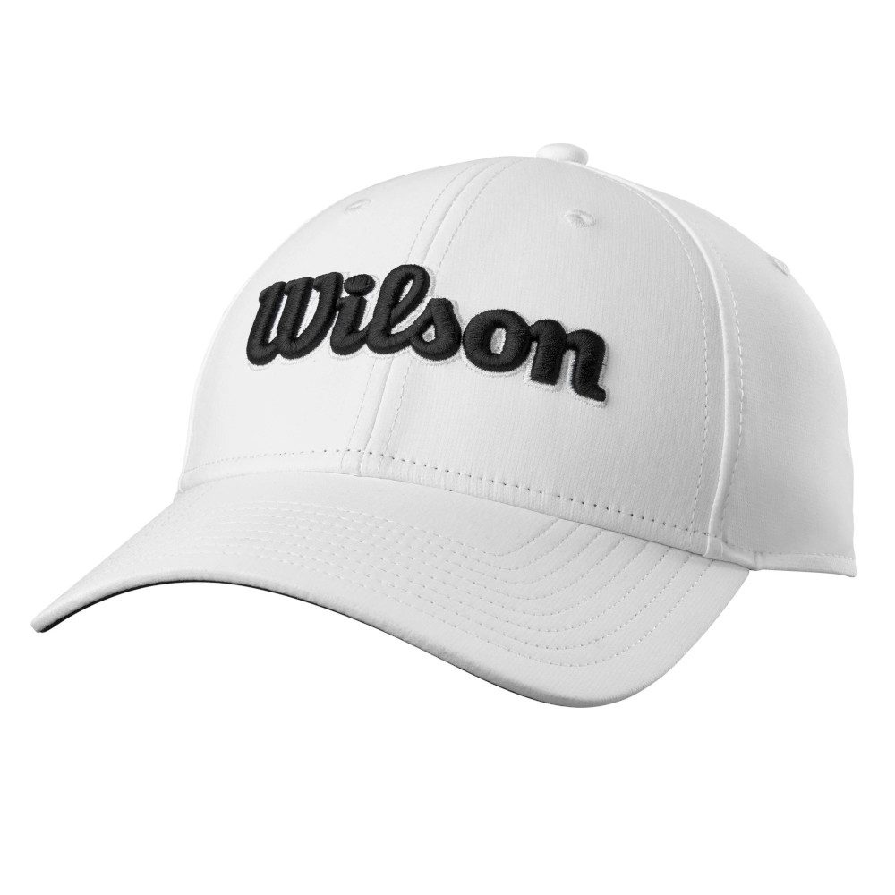 Wilson Baseball Cap Wilson Golf Cap Tour Weiß-Schwarz Herren One Size