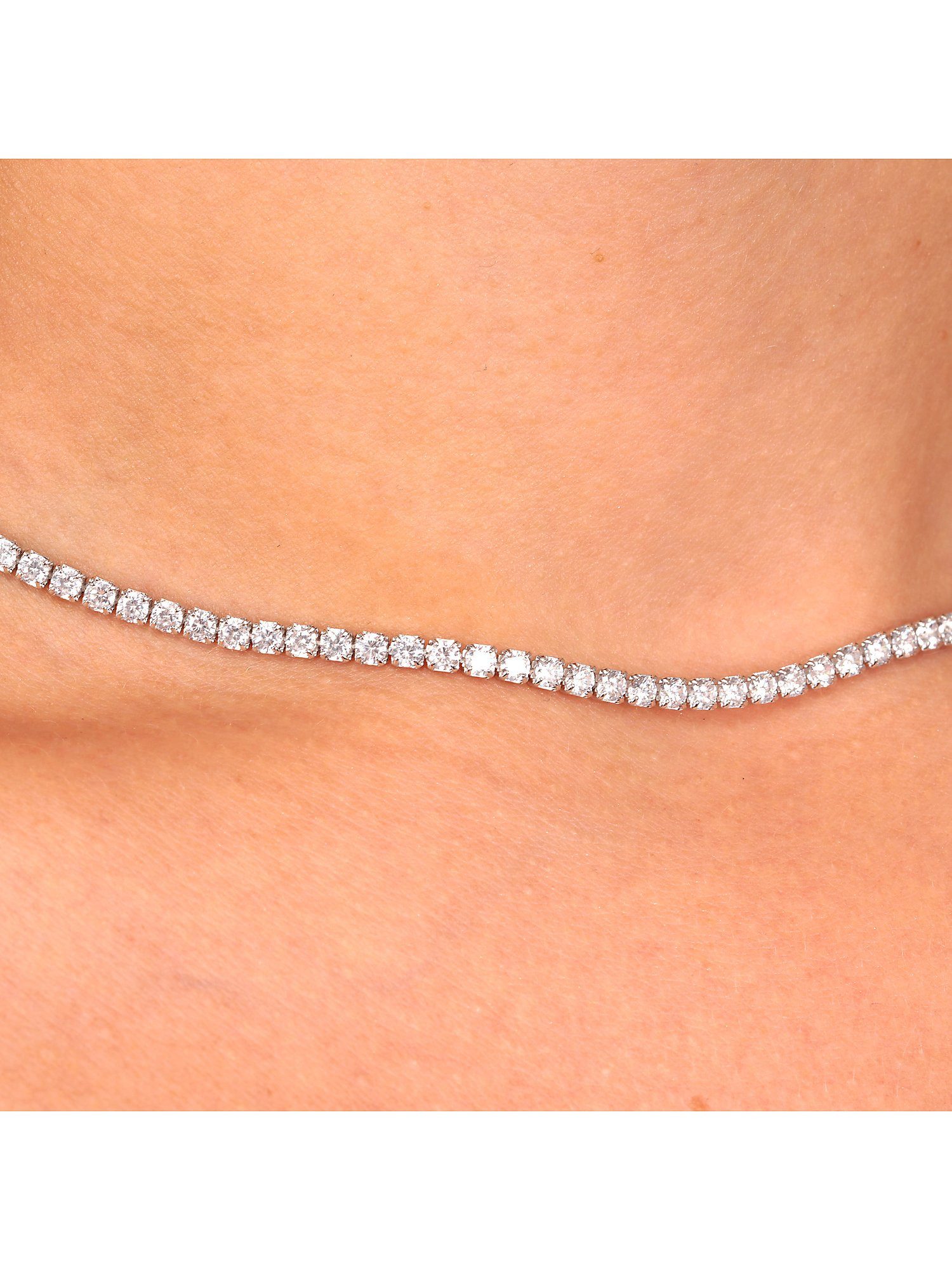CHRIST Silberkette CHRIST Damen-Kette 925er Silber, recycelt Zirkonia – Bild 5 von 5