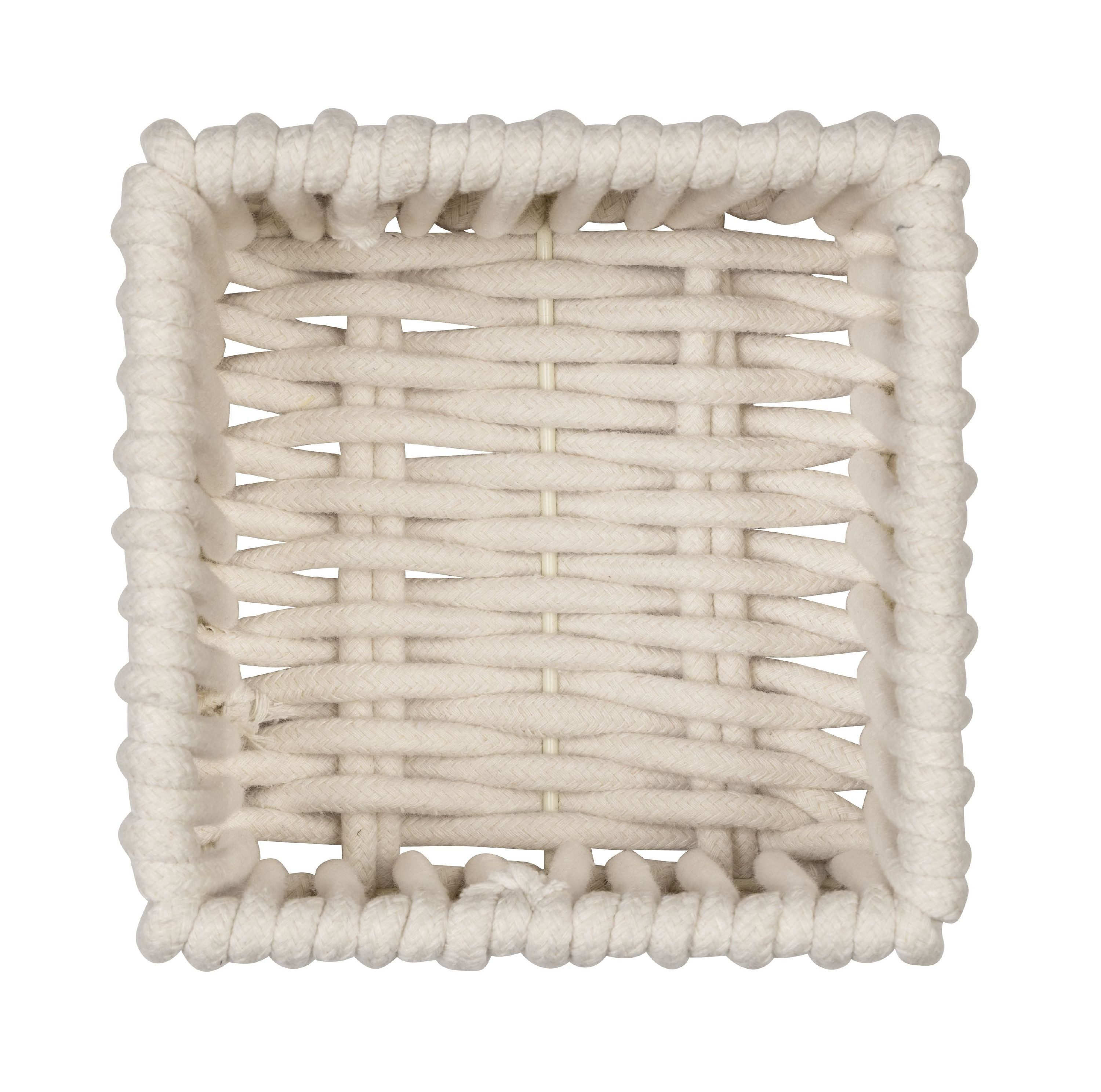 WENKO Aufbewahrungskorb WENKO Korb ZOVO S LBH 15x15x10 cm braun Einkaufskorb