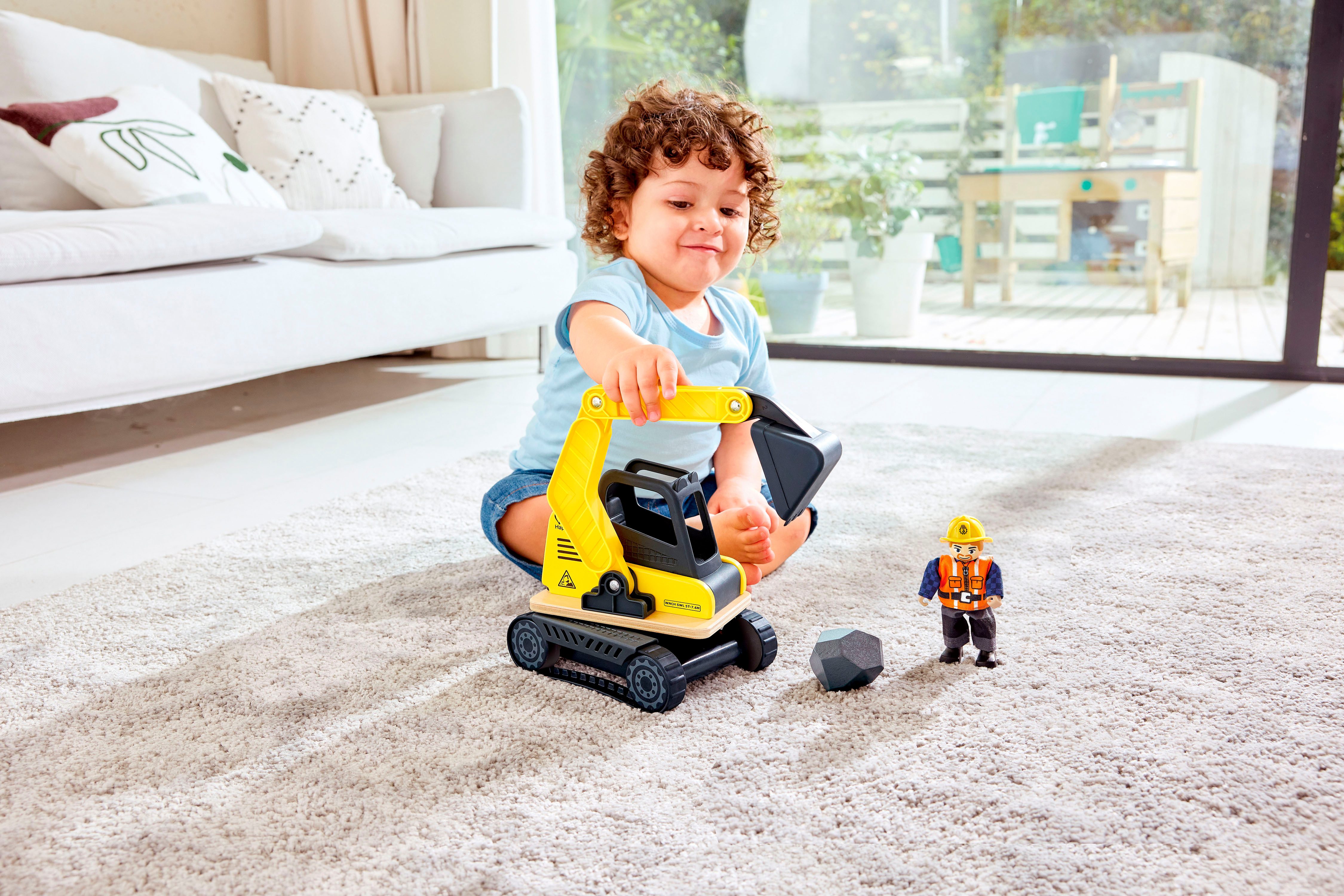 Hape Spielzeug-Bagger Bagger