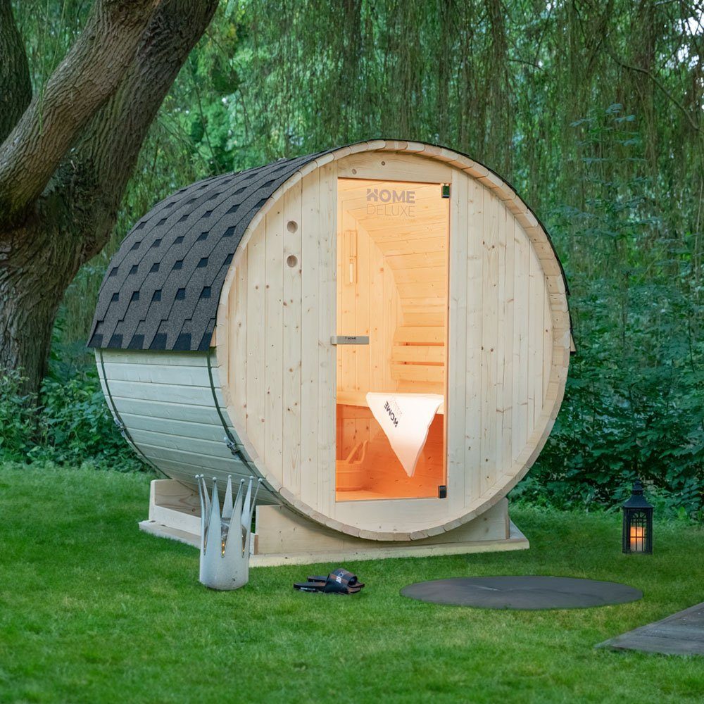 HOME DELUXE Fasssauna Outdoor Fasssauna LAHTI, günstig online kaufen
