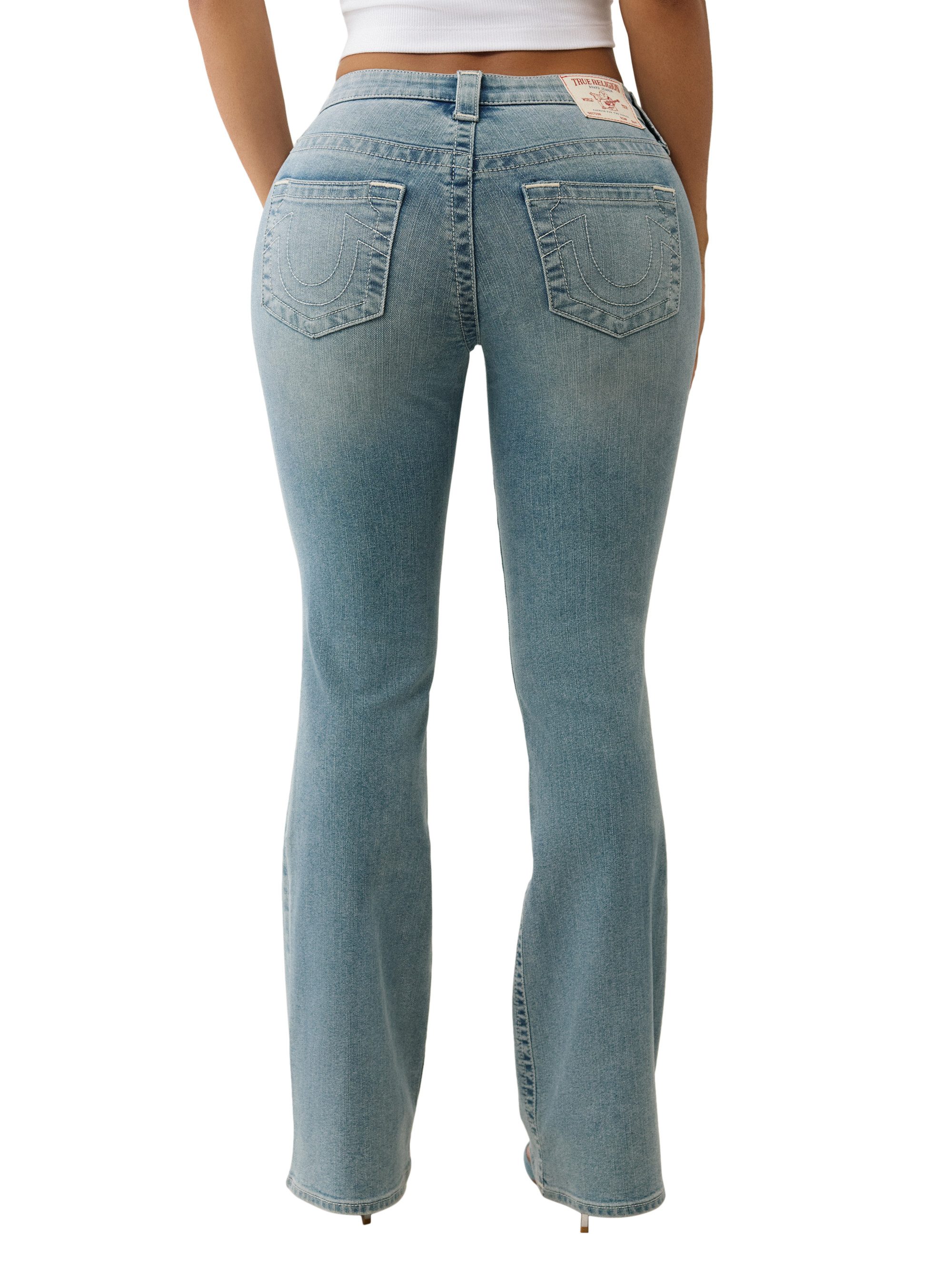 True Religion Bootcut-Jeans BECCA MR BOOTCUT Baumwolle, bootcut fit