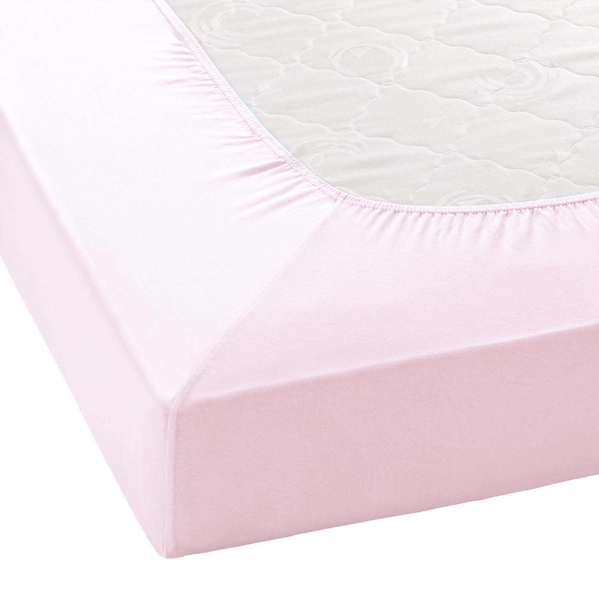 Janine Spannbettlaken ELASTIC 5002 Jersey Bettlaken mit Elasthan, 190 g/m², Jersey-Elasthan, Gummizug: rundum, (1 Stück), für Matratzen bis 35 cm Höhe, 95% Baum – Bild 3 von 5