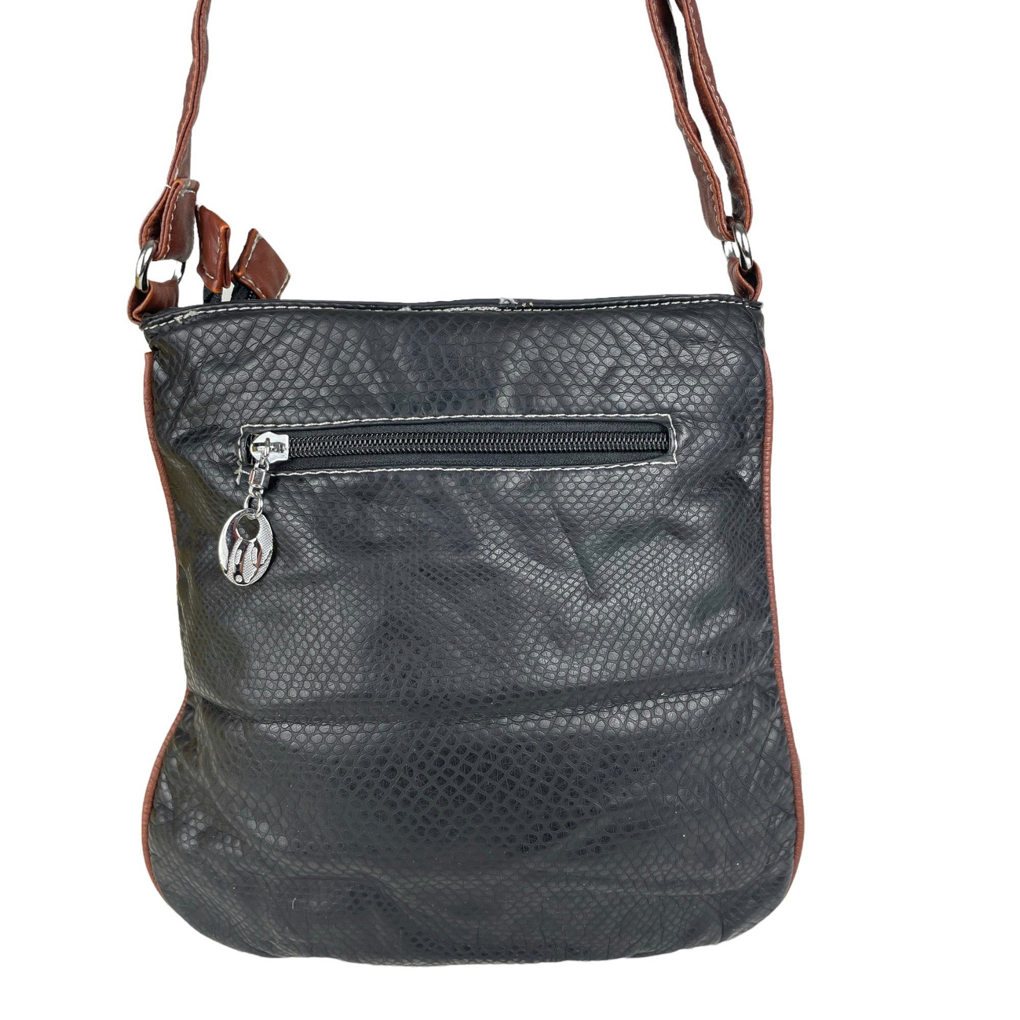 Taschen4life Umhängetasche kleine Damen Schultertasche 6276, verstellbarer Trageriemen, als Schultertasche und cross over tragbar
