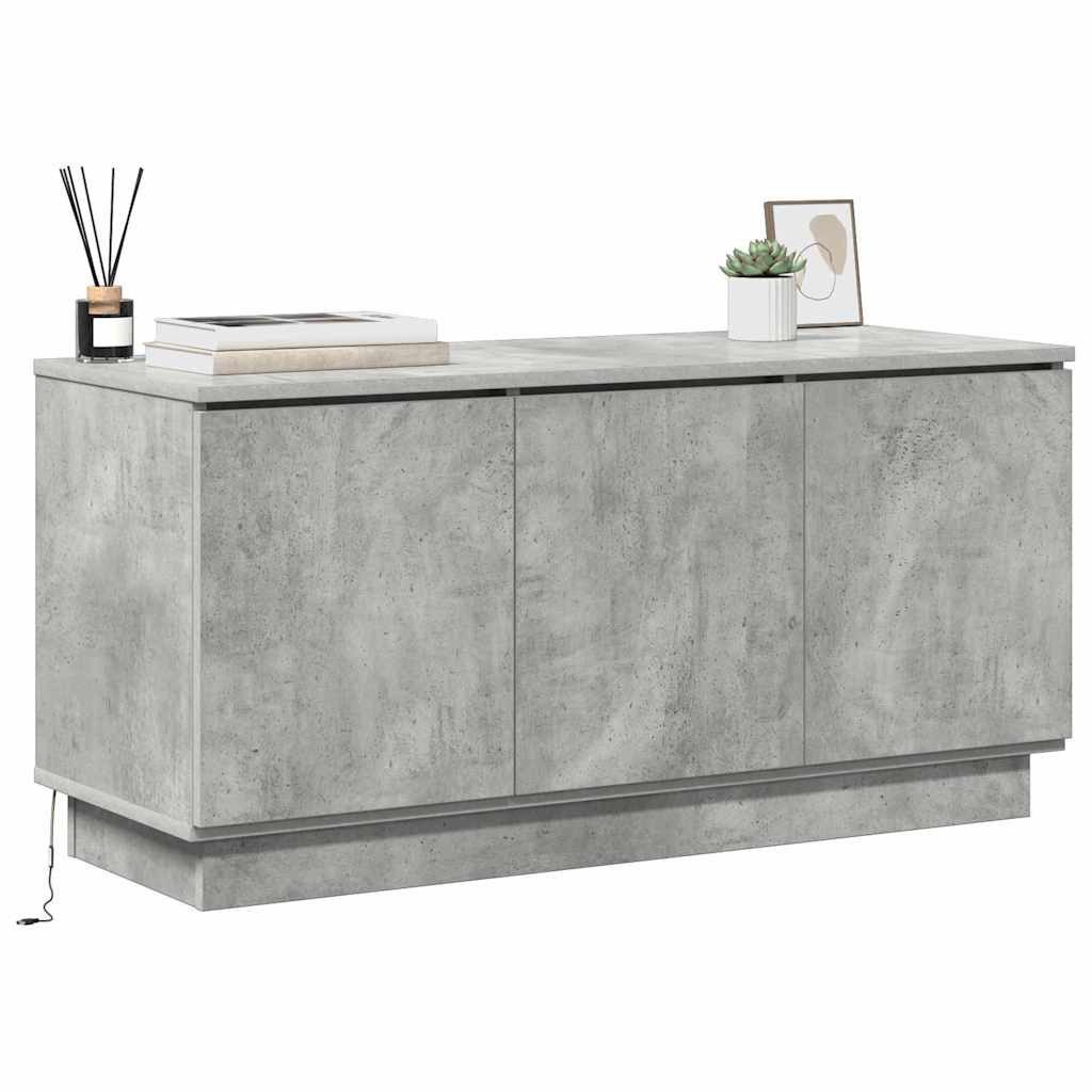 vidaXL TV-Schrank TV-Schrank mit LED Betongrau günstig online kaufen