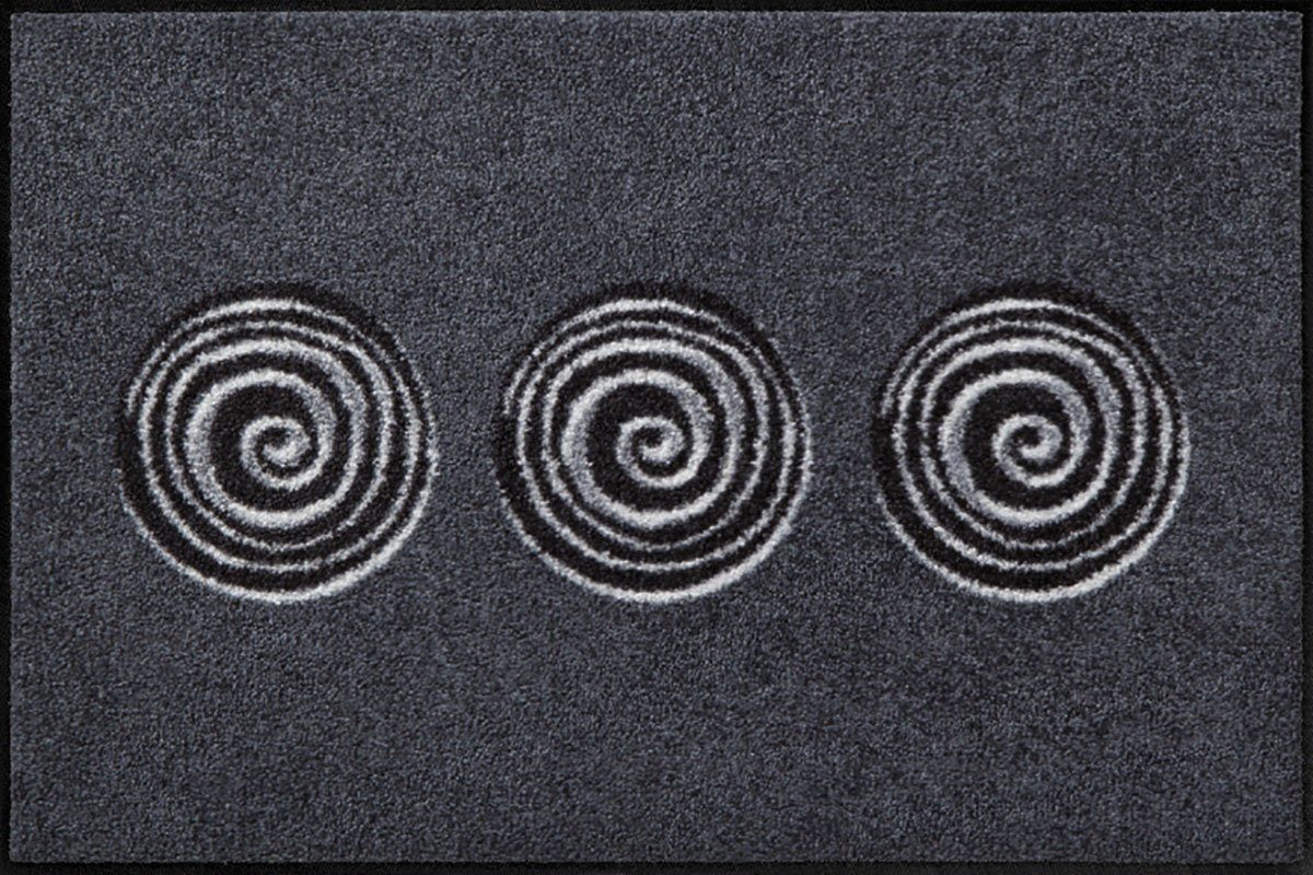 Salonloewe Fußmatte Salonloewe FINN ANTHRAZIT Fußmatte Wohnmatte 50 x 75 cm günstig online kaufen