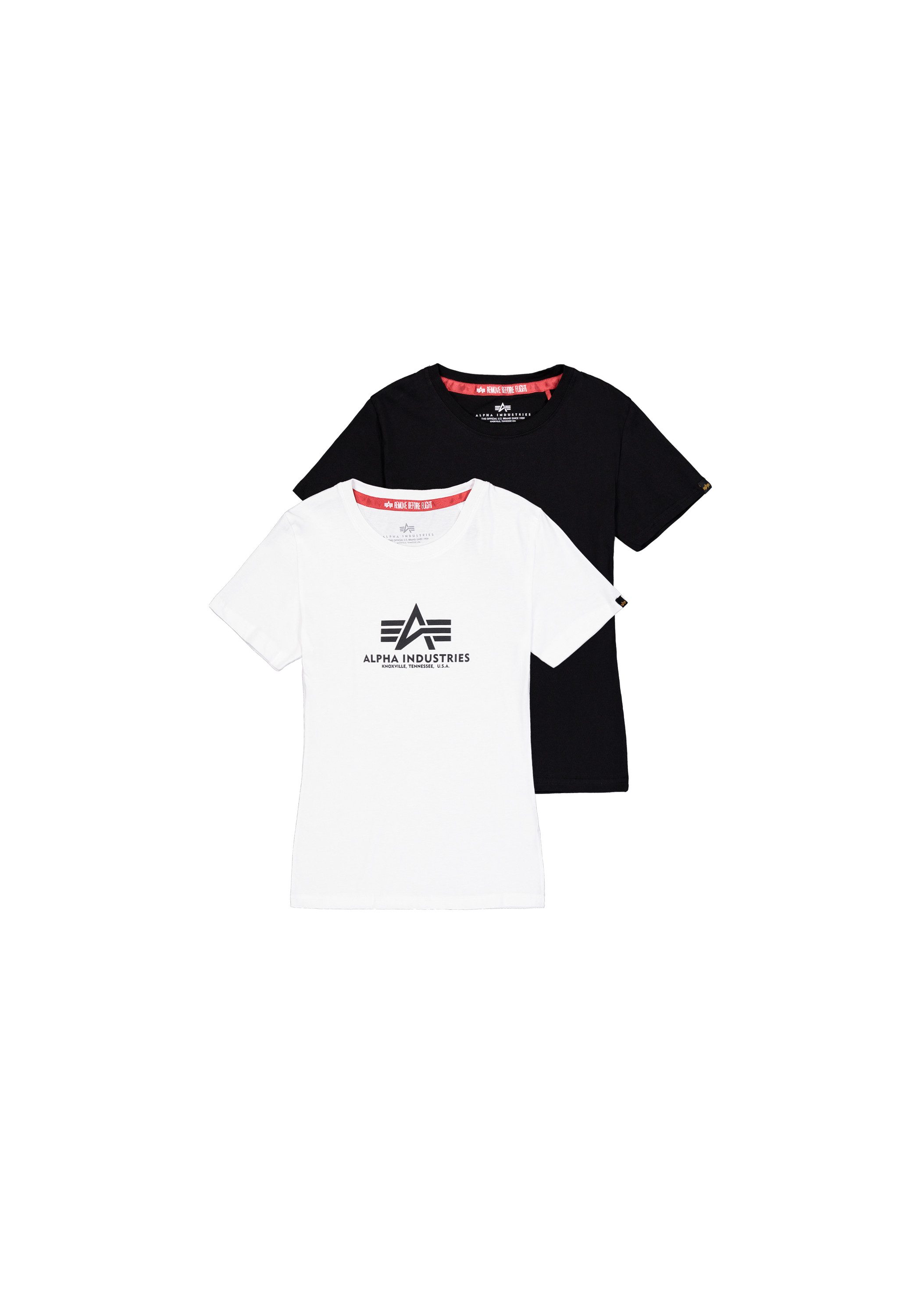 Alpha Industries T-Shirt New Basic T-Shirt BL 2 Pack W