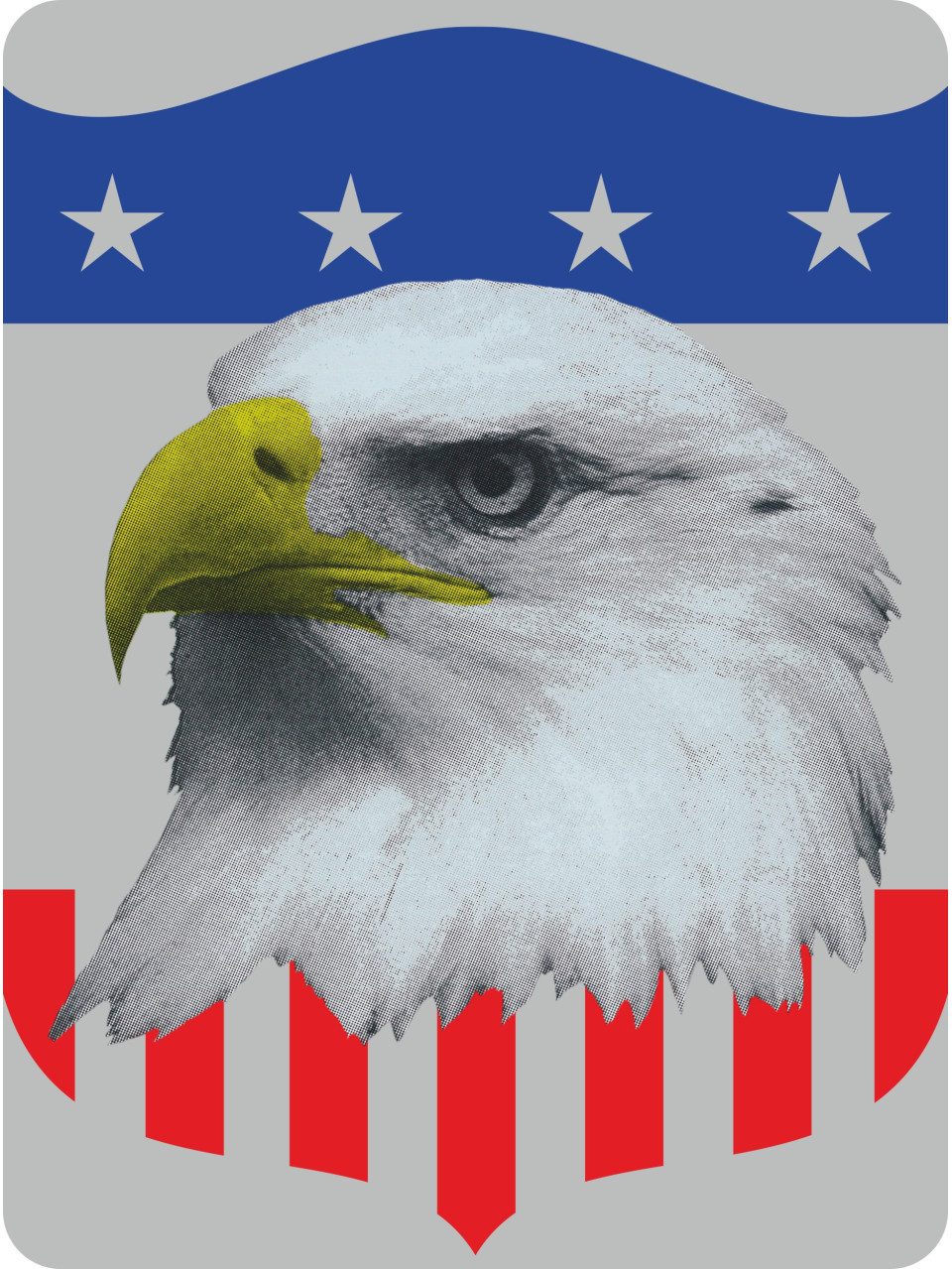 Hermann Schütz Aufkleber Hermann Schütz Aufkleber US-Flagge/Adler