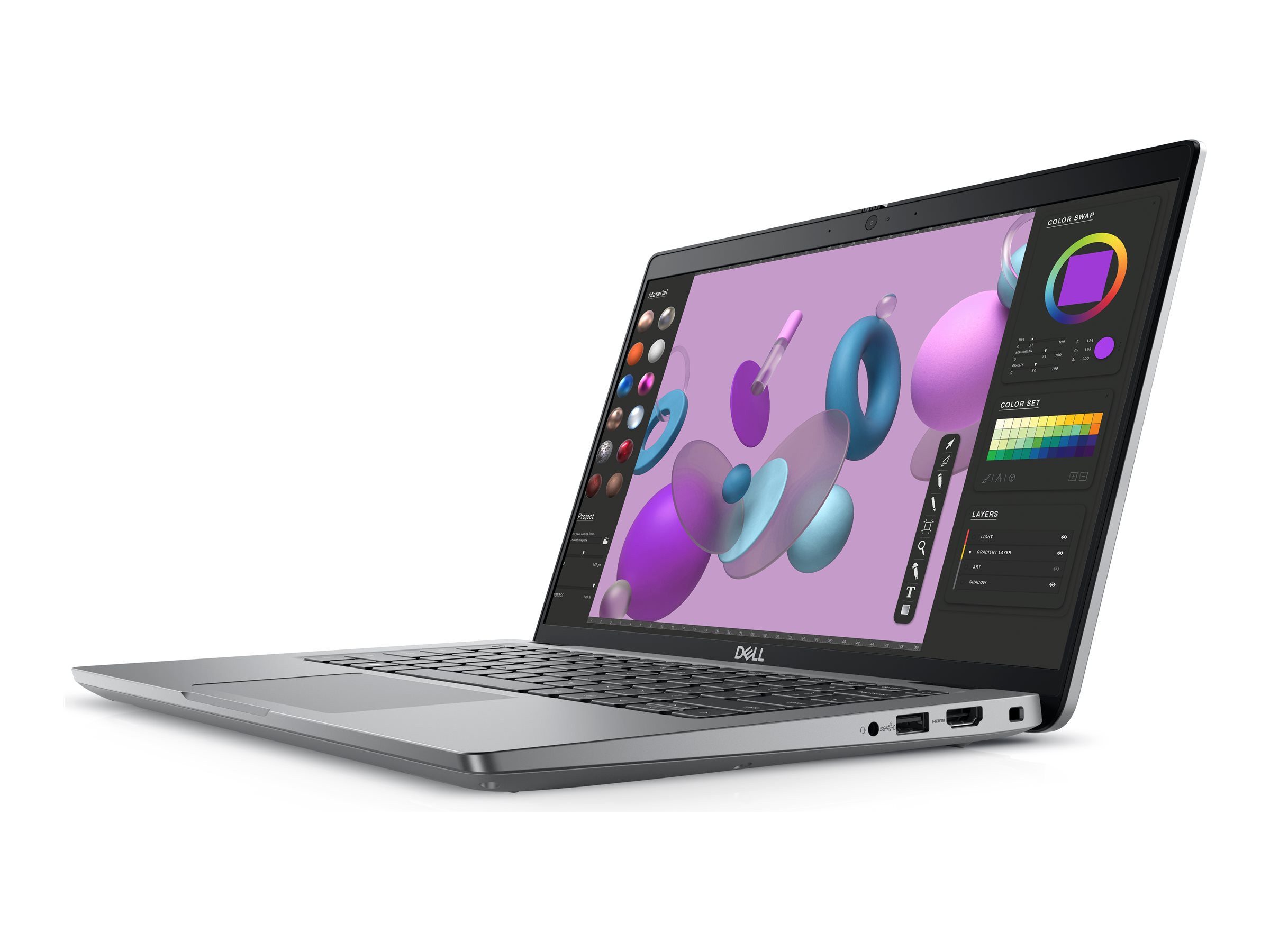 DELL Precision 3480 i7-1360P 35,56cm (14) i7-1360P 16GB 512GB W11P Notebook