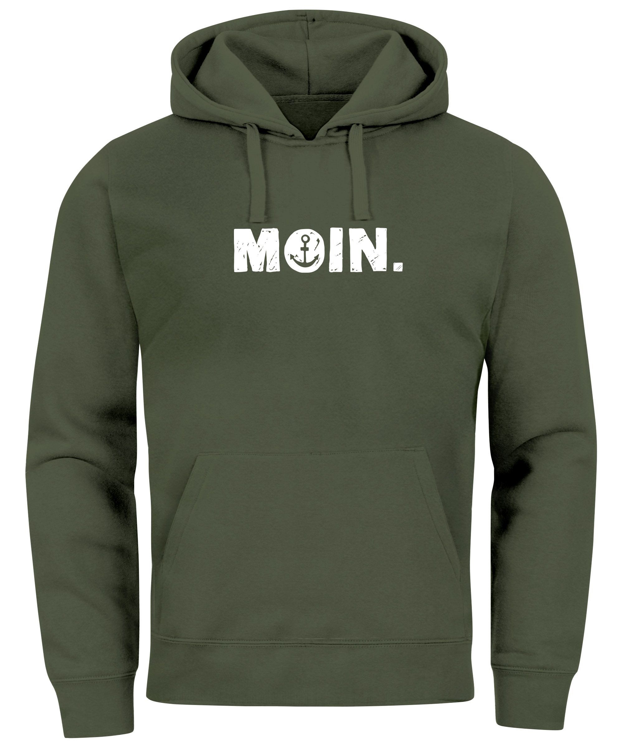 Neverless Hoodie Hoodie Herren Moin Dialekt günstig online kaufen