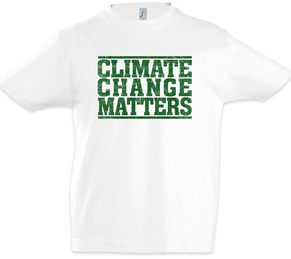 Print-Shirt Climate Change Matters Kinder T-Shirt Umweltschutz Save The World