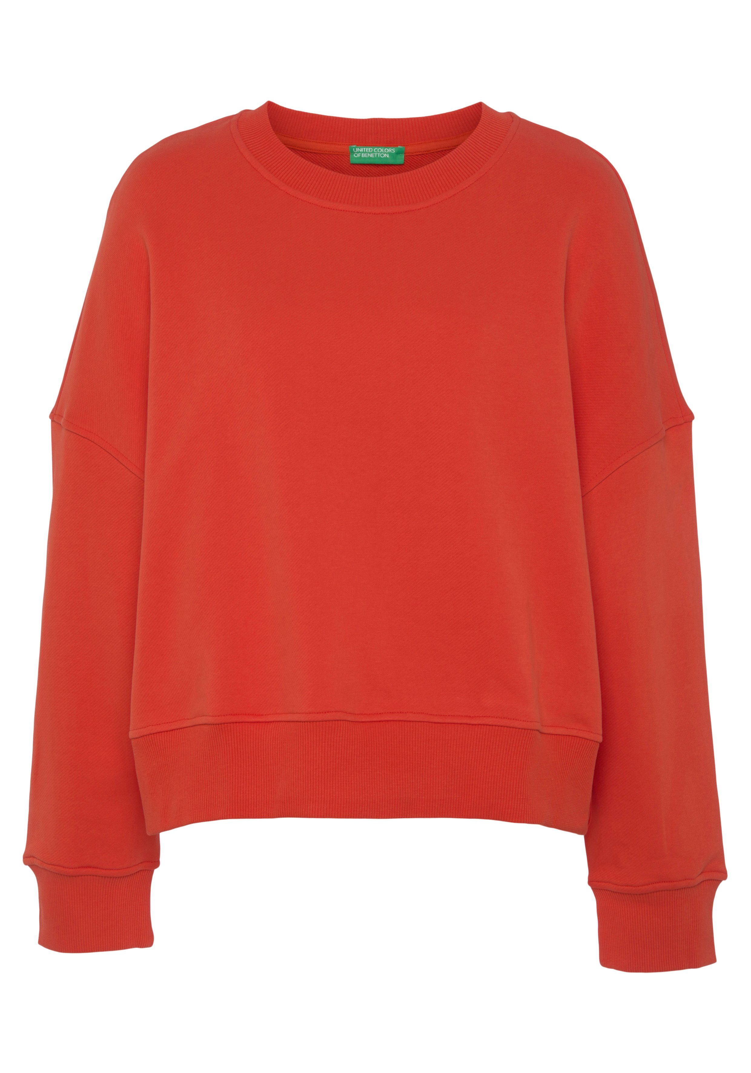 United Colors of Benetton Sweatshirt mit Rundhalsausschnitt