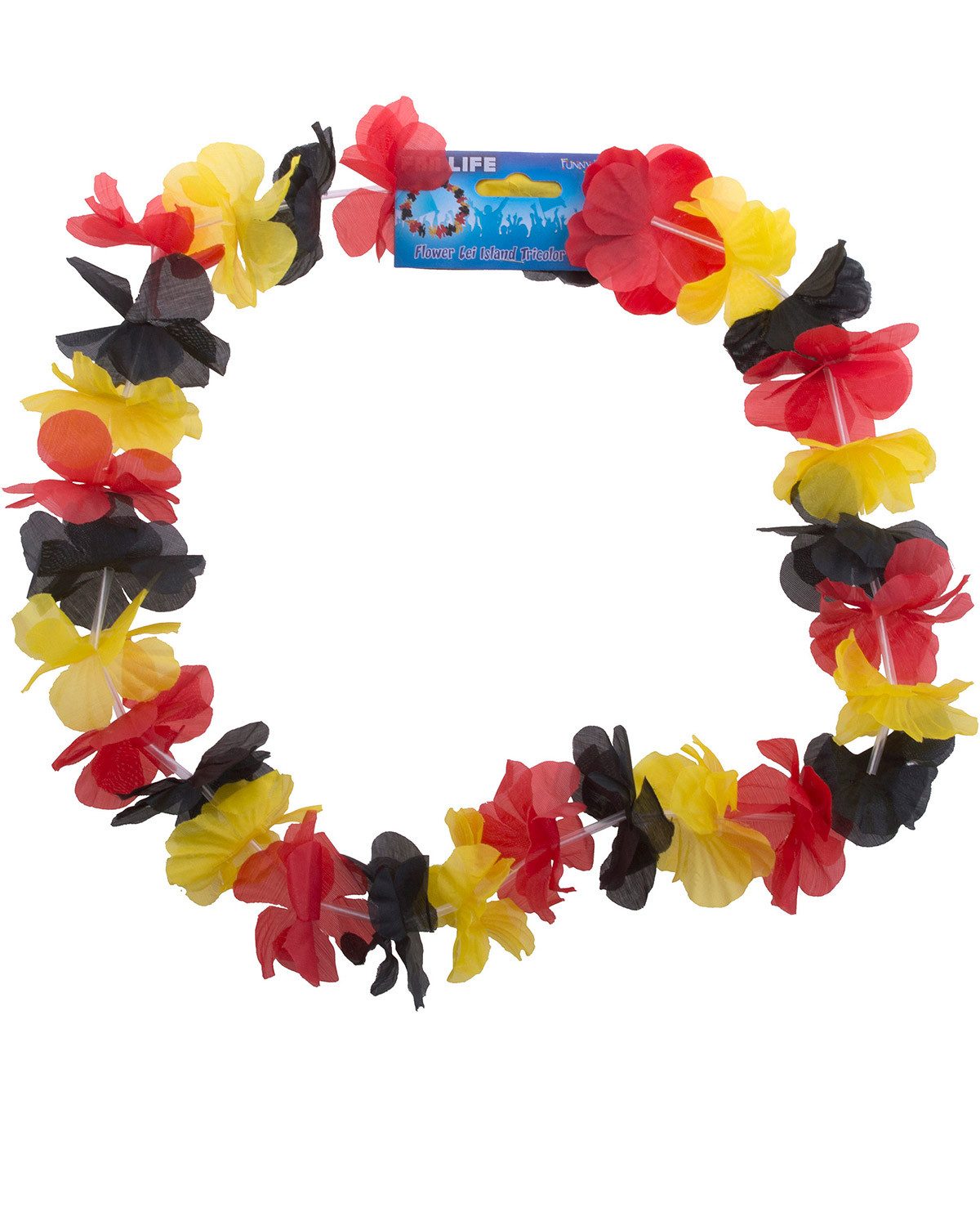 Funny Fashion Kostüm Deutschland Fan Artikel 'Blumenkette' 60500, Schw
