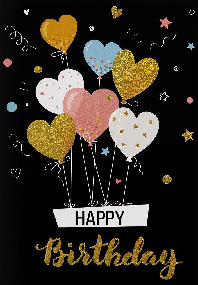 Perleberg Grußkarten Geburtstag - Unverpackt - Glückwunschkarte im Format 11,5x17cm mit