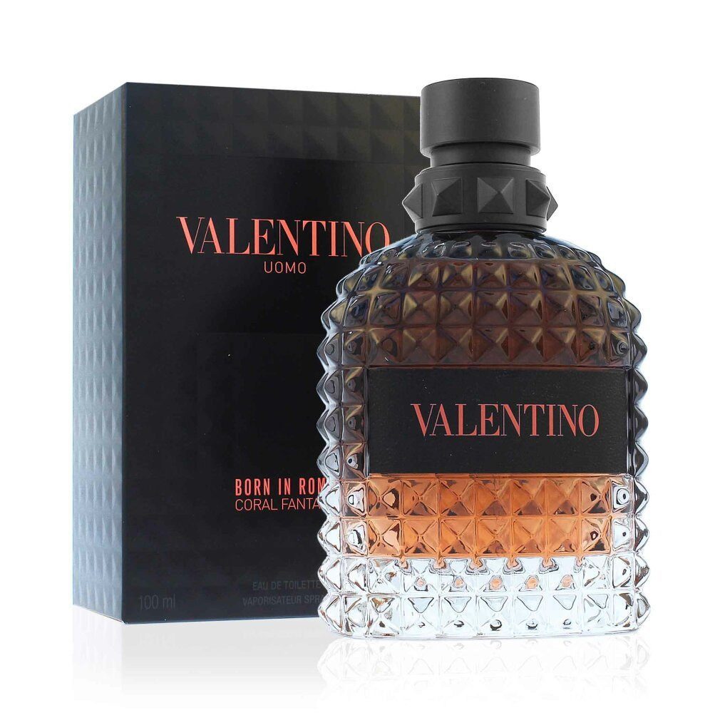Valentino Eau de Toilette Born in Roma Coral Fantasy Uomo, Glasflakon, Parfüm EDT, Herrenduft