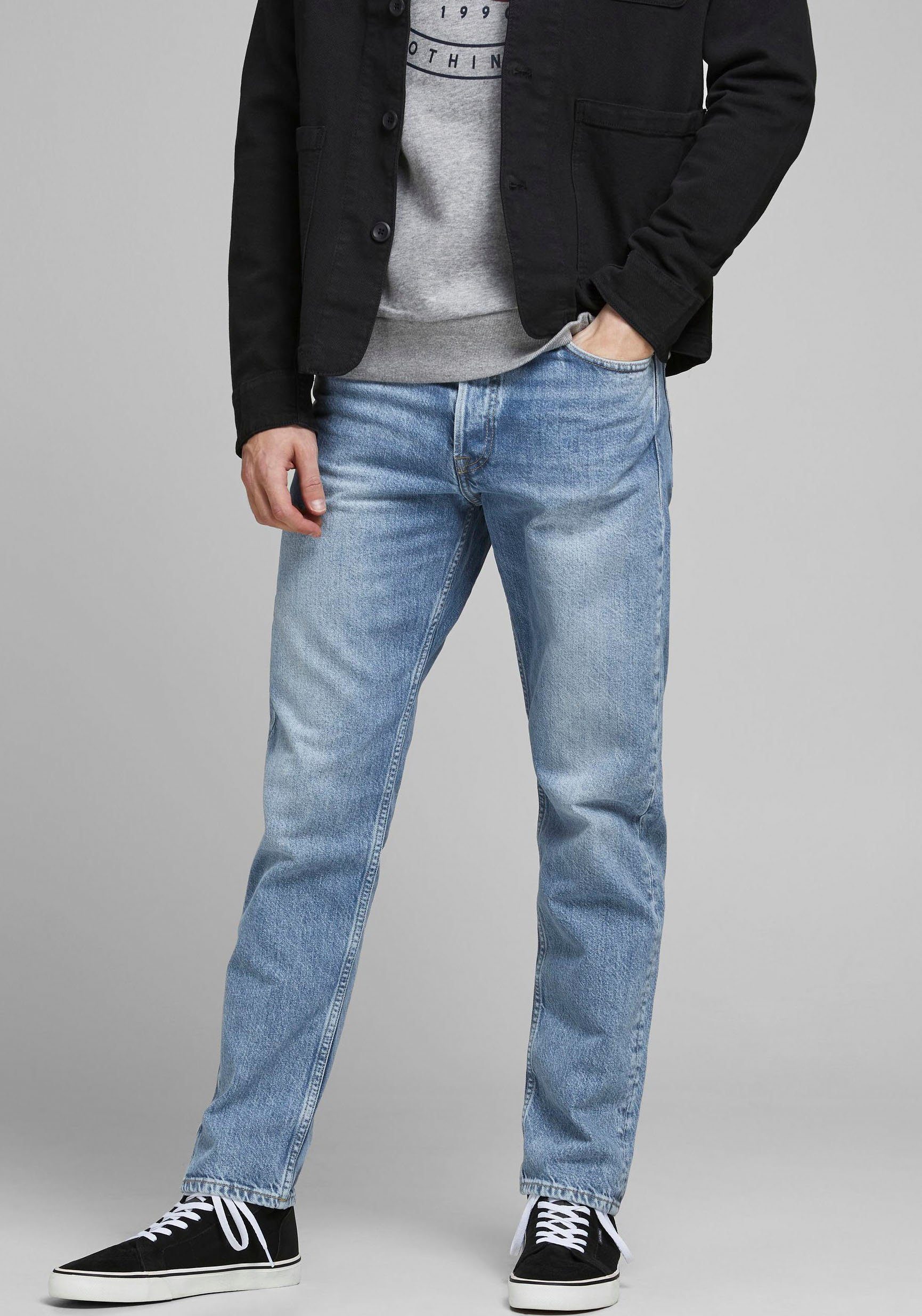 Jack & Jones Loose-fit-Jeans JJICHRIS JJORIGINAL SBD 921 SN mit Gürtelschlaufen. Reduzierter Preis € 34,99. Unverbindliche Preisempfehlung € 59,99