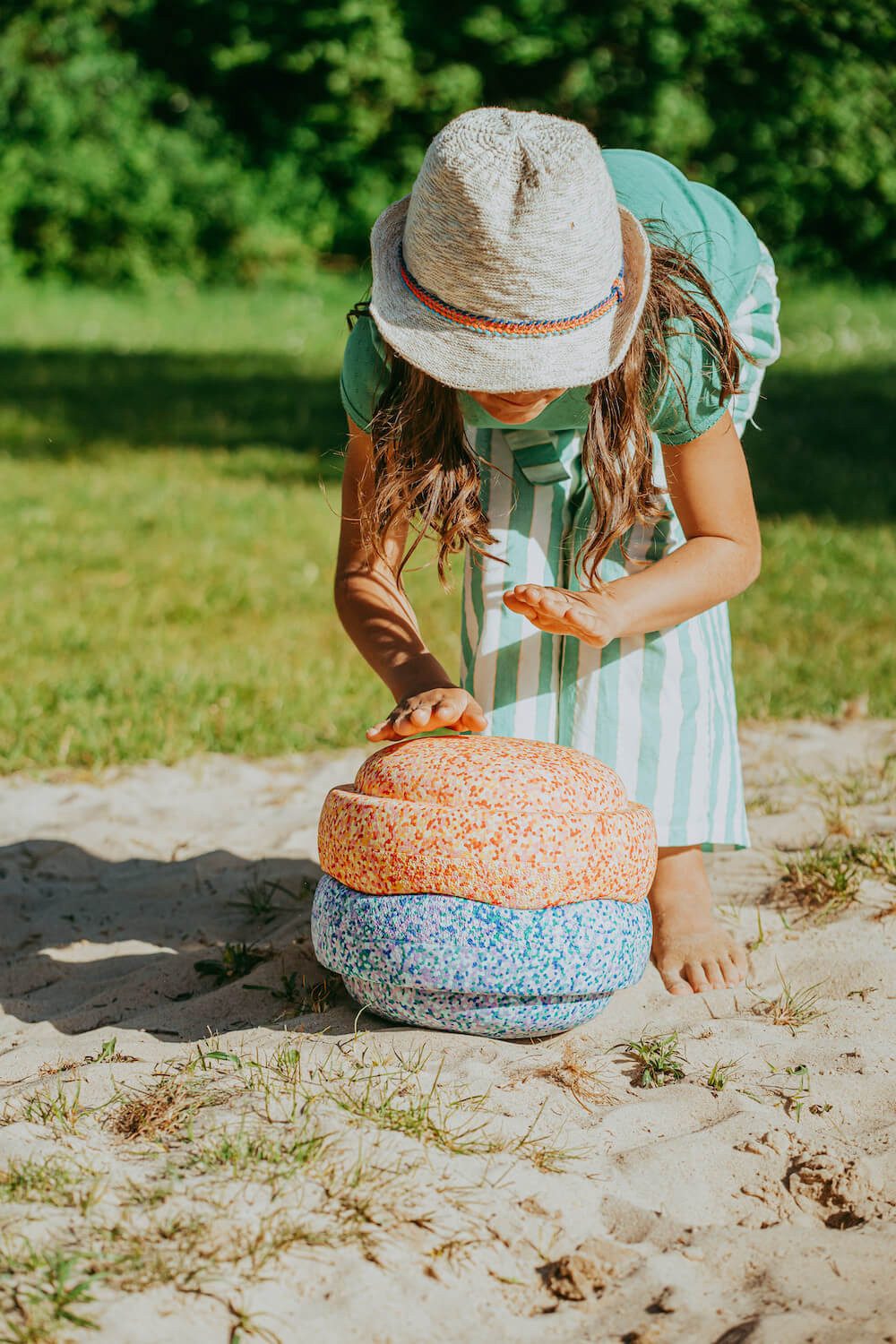 Stapelstein Spielcenter Summer Rainbow Set classic