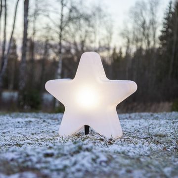 click-licht Gartenleuchte Outdoor Leuchte Gardenlight Stern E27 mit Erdspieß, keine Angabe, Leuchtmittel enthalten: Nein, warmweiss, LED Weihnachtssterne