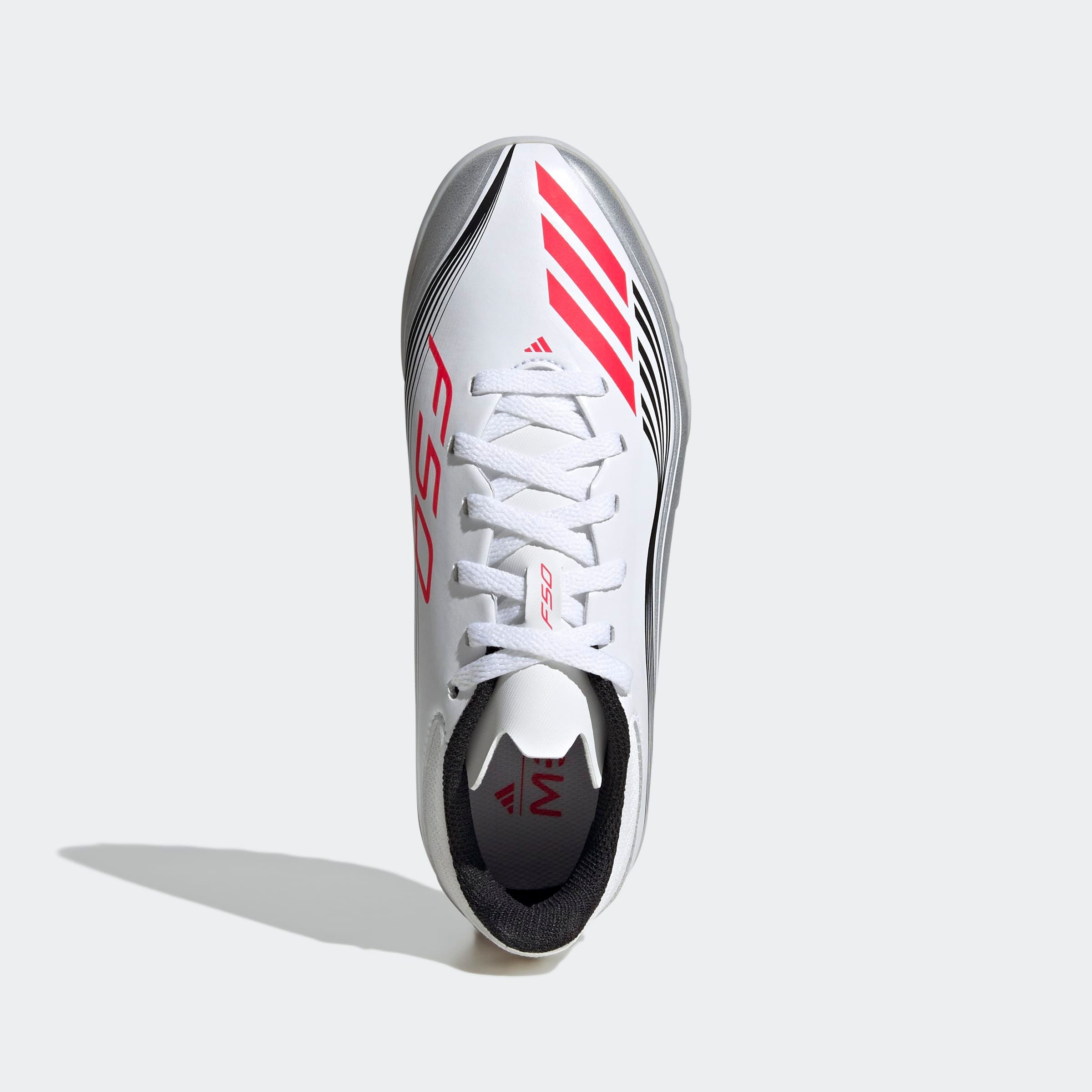 adidas Performance F50 MESSI LEAGUE KIDS TF Fußballschuh für harte Untergründe Asche und Kunstrasen, für Kinder & Jugendliche