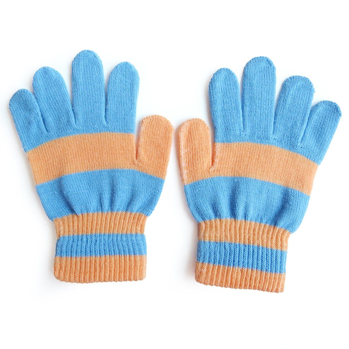 gestreift Strickhandschuhe orange können abweichen, Originelli Kinderhandschuhe Onesize Sonia Farben